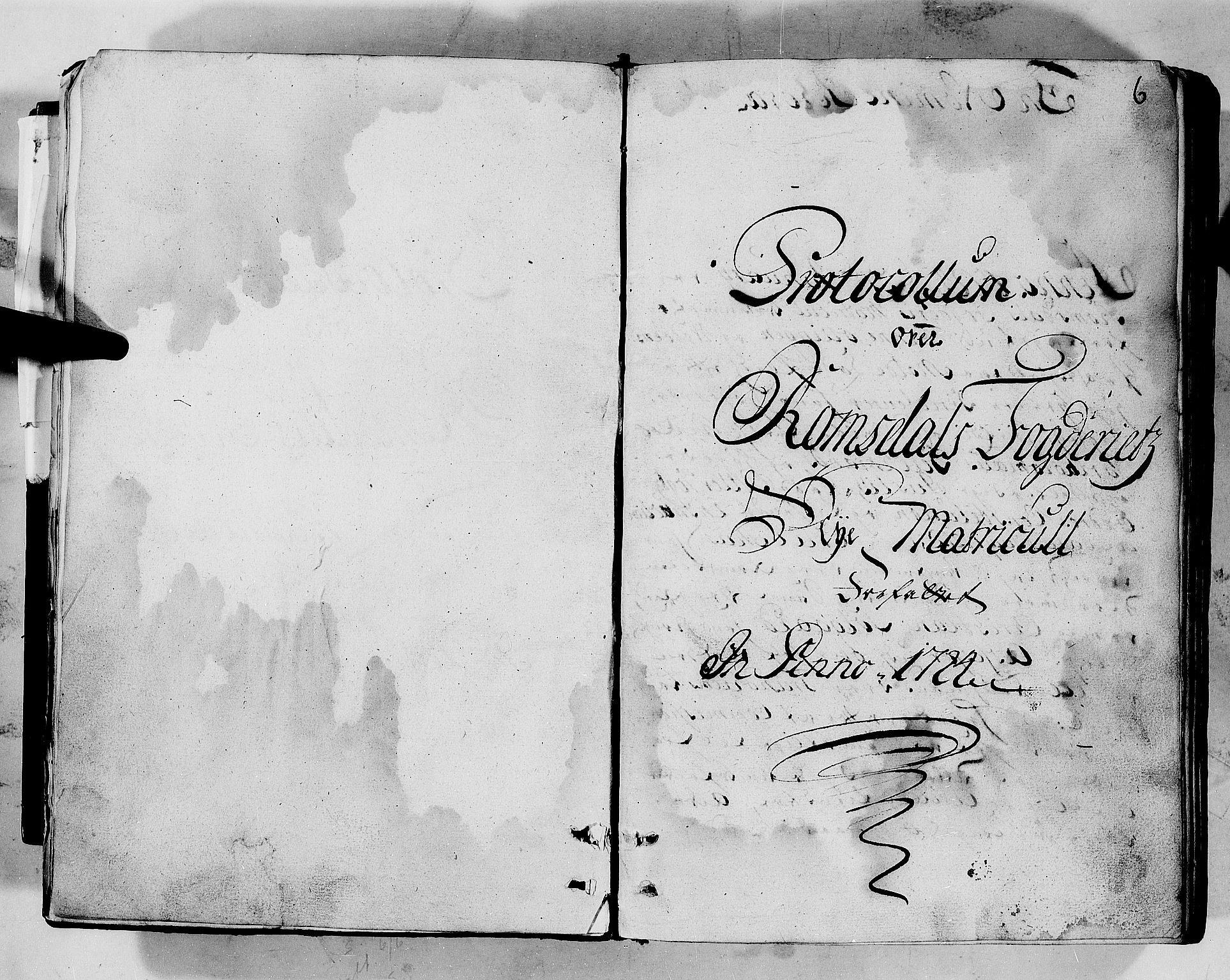 Rentekammeret inntil 1814, Realistisk ordnet avdeling, RA/EA-4070/N/Nb/Nbf/L0152: Romsdal eksaminasjonsprotokoll, 1724, p. 3