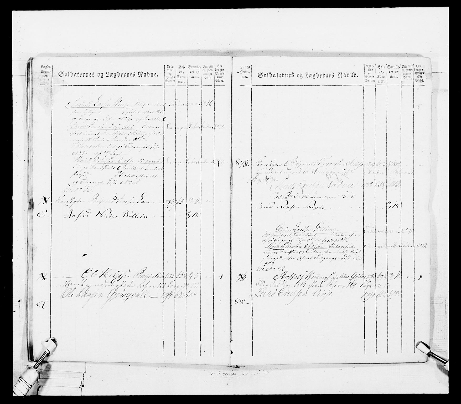 Generalitets- og kommissariatskollegiet, Det kongelige norske kommissariatskollegium, AV/RA-EA-5420/E/Eh/L0100: Bergenhusiske skarpskytterbataljon, 1812, p. 207