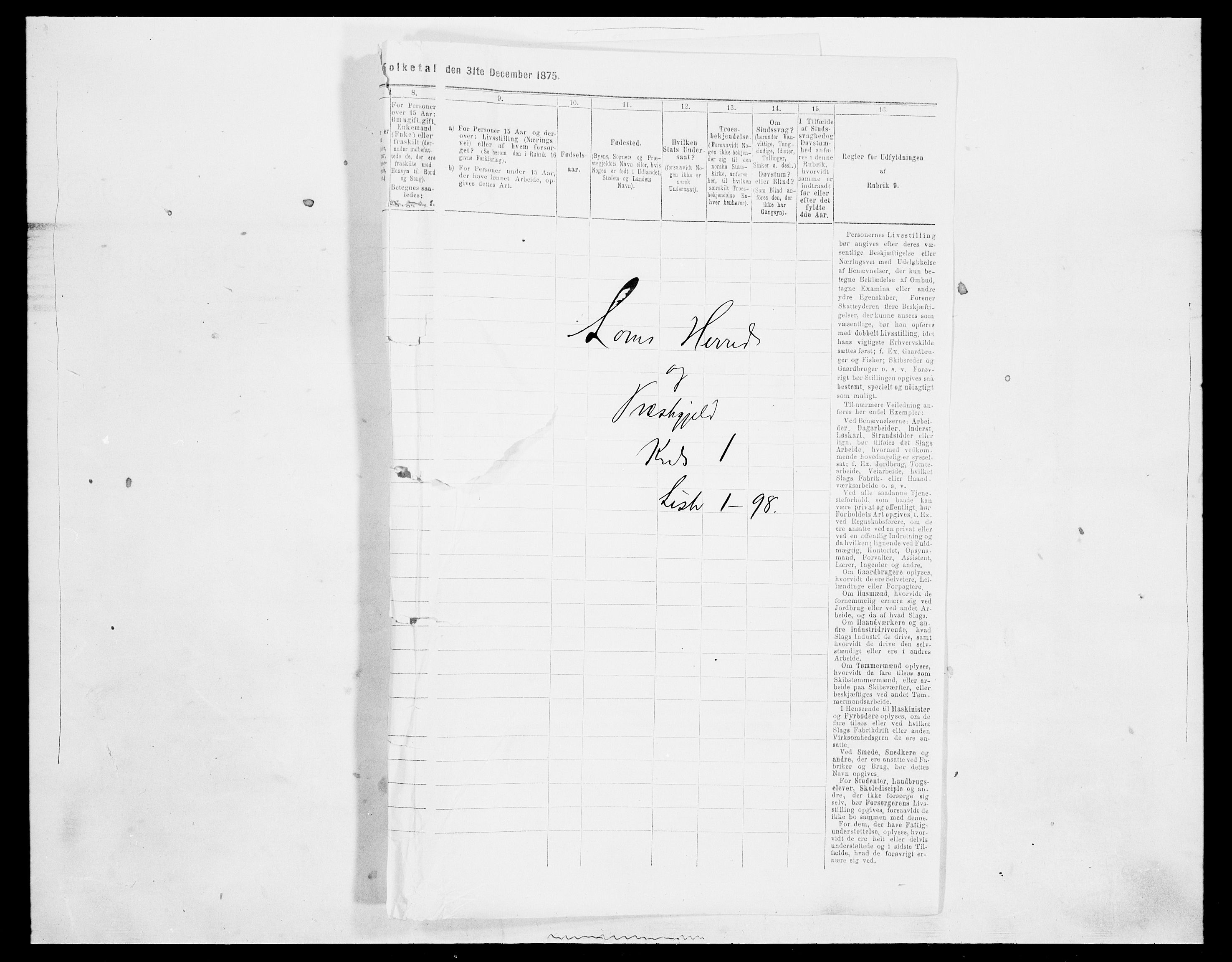 SAH, 1875 census for 0514P Lom, 1875, p. 57