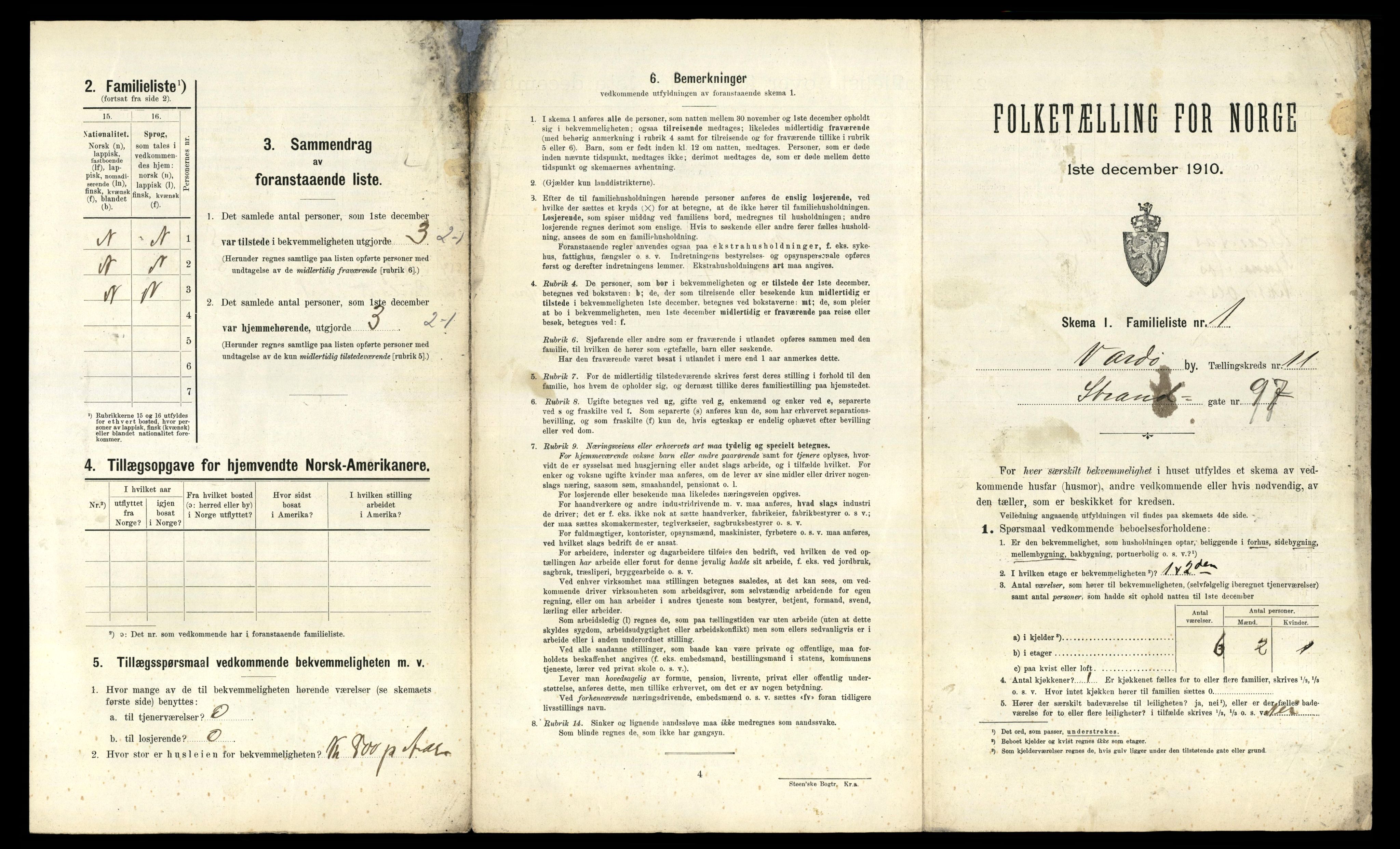 RA, 1910 census for Vardø, 1910, p. 1480