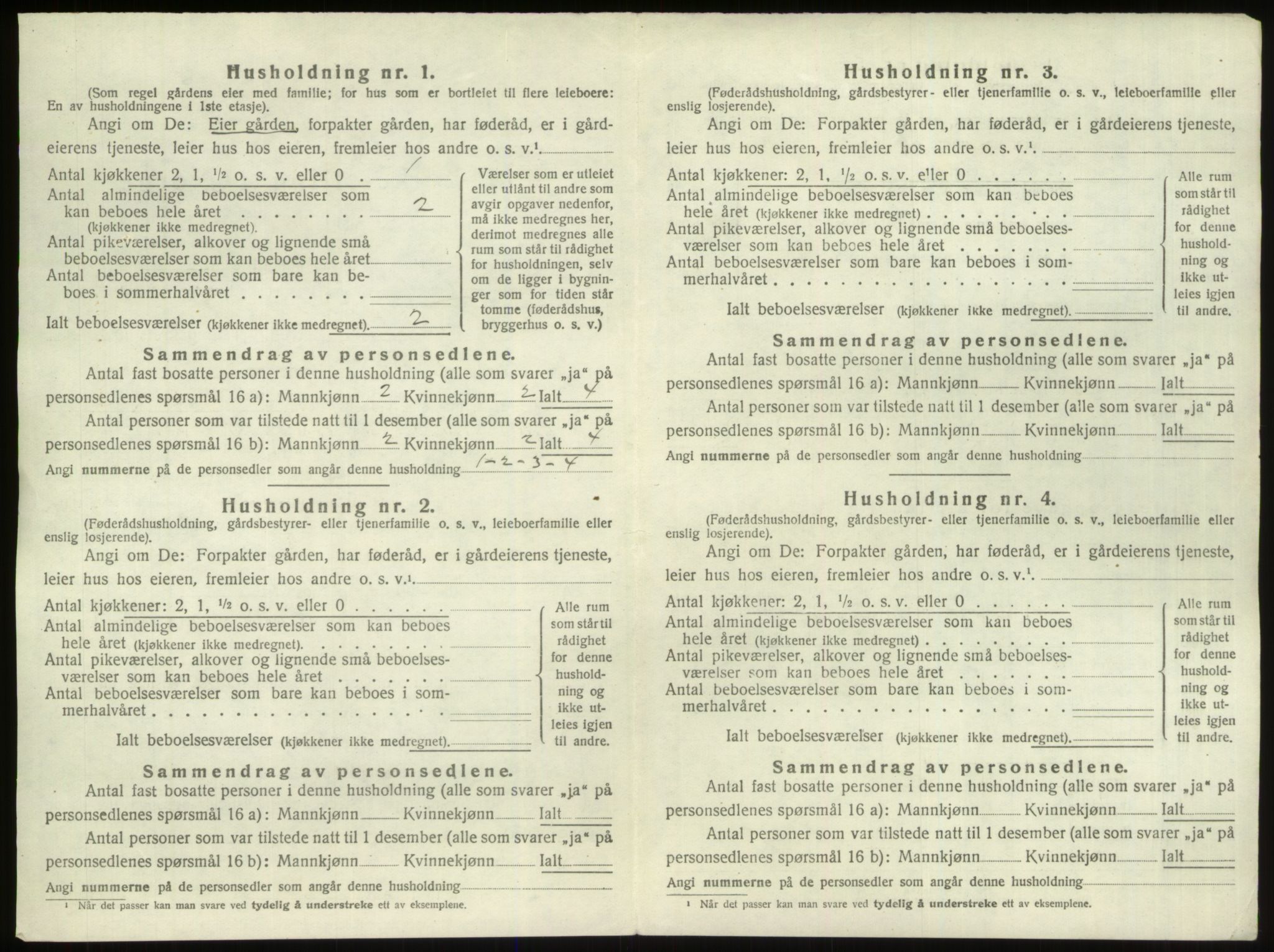 SAO, 1920 census for Torsnes, 1920, p. 482