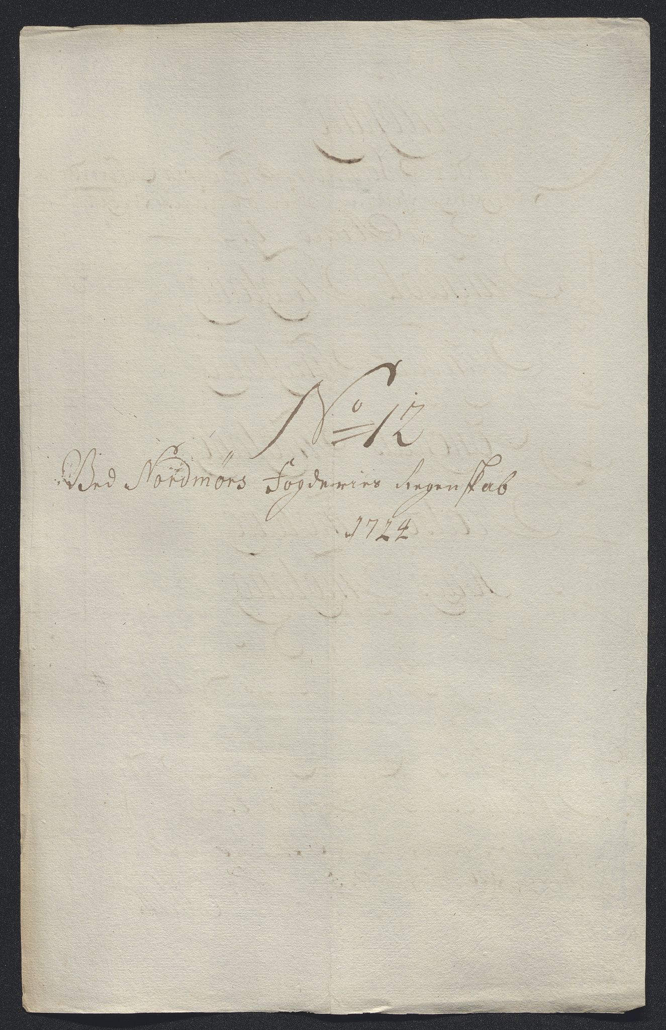 Rentekammeret inntil 1814, Reviderte regnskaper, Fogderegnskap, AV/RA-EA-4092/R56/L3757: Fogderegnskap Nordmøre, 1724, p. 133