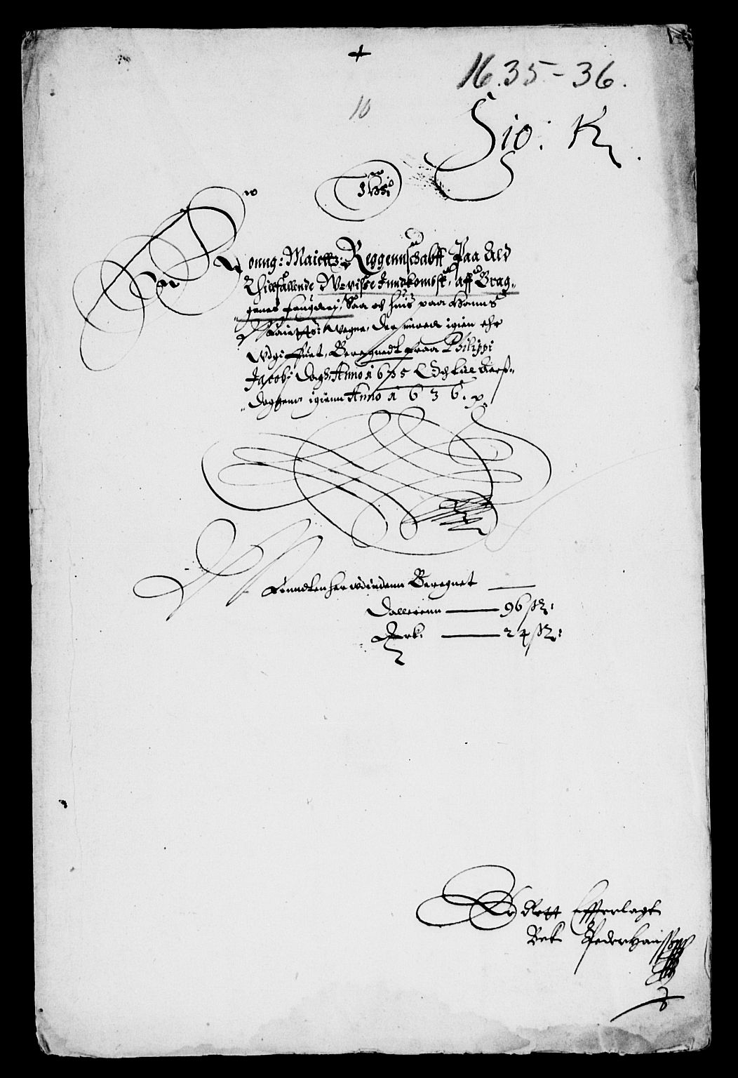 Rentekammeret inntil 1814, Reviderte regnskaper, Lensregnskaper, AV/RA-EA-5023/R/Rb/Rba/L0122: Akershus len, 1634-1636