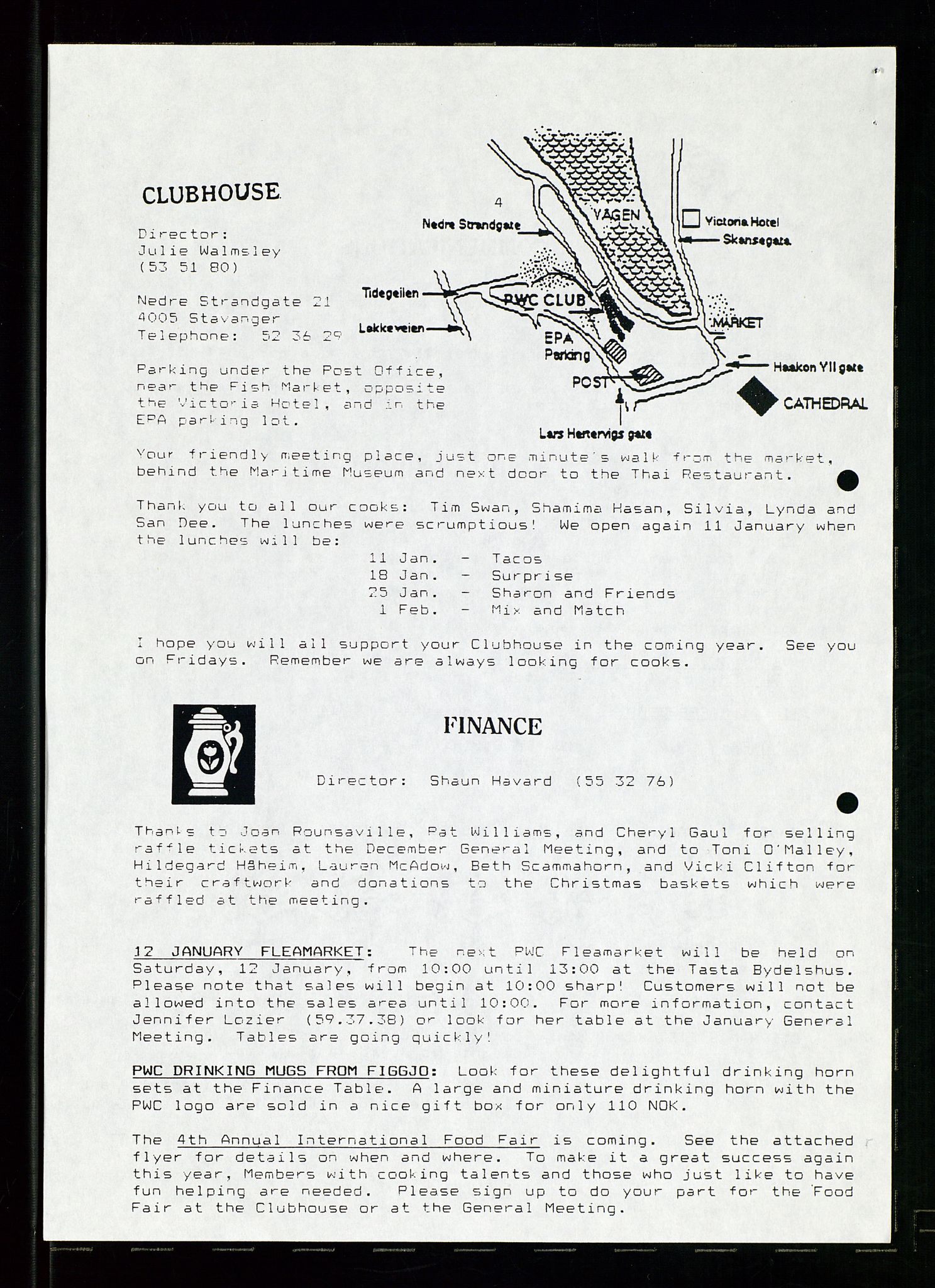 PA 1547 - Petroleum Wives Club, AV/SAST-A-101974/X/Xa/L0003: Newsletter, 1988-1994