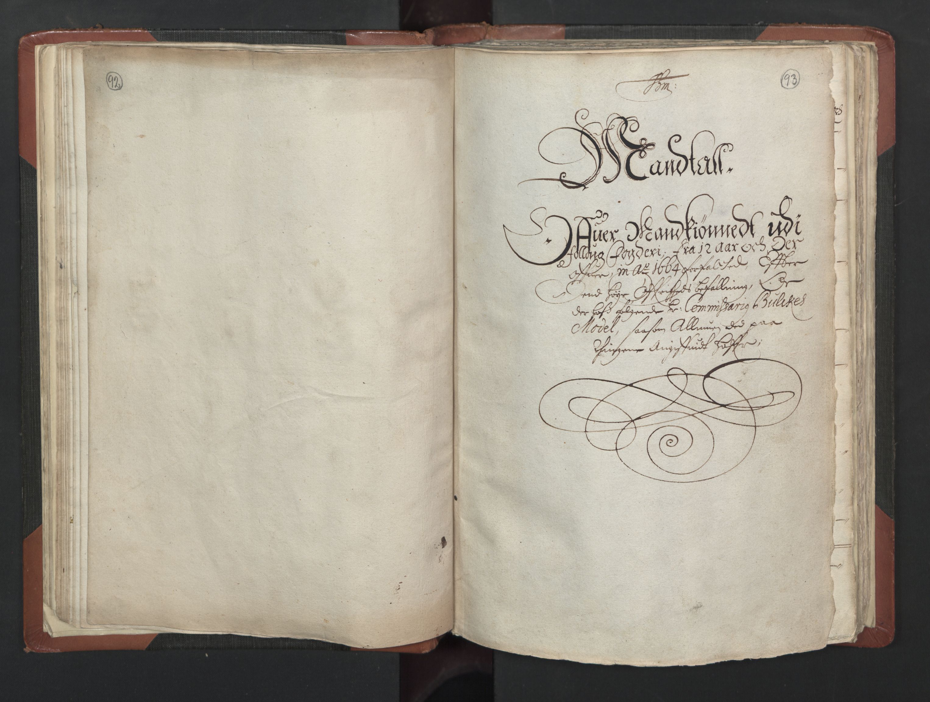 RA, Bailiff's Census 1664-1666, no. 2: Aker fogderi, Follo fogderi, Nedre Romerike fogderi and Øvre Romerike fogderi, 1664, p. 92-93