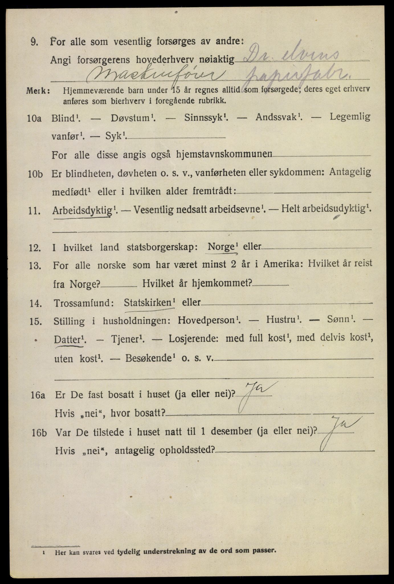 SAKO, 1920 census for Modum, 1920, p. 8986