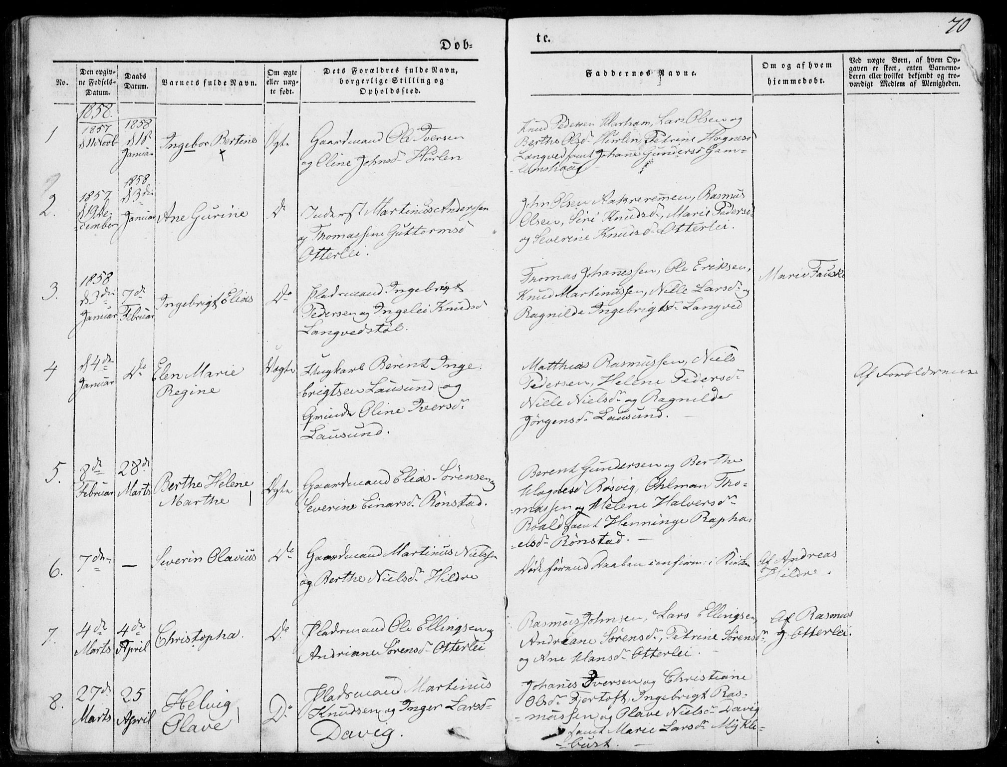 Ministerialprotokoller, klokkerbøker og fødselsregistre - Møre og Romsdal, AV/SAT-A-1454/536/L0497: Parish register (official) no. 536A06, 1845-1865, p. 70