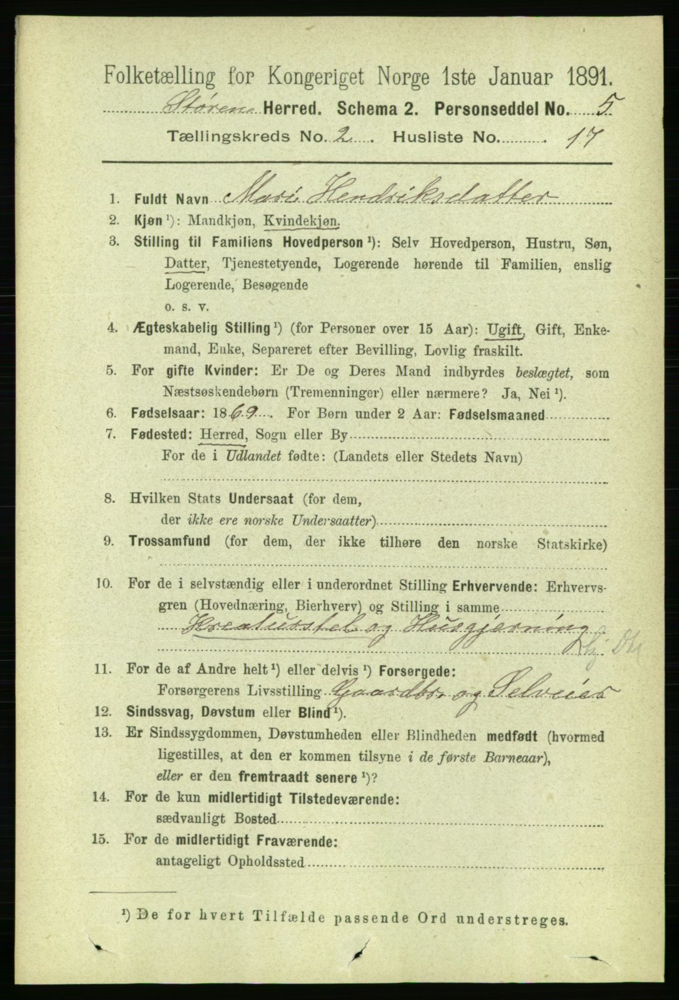 RA, 1891 census for 1648 Støren, 1891, p. 514