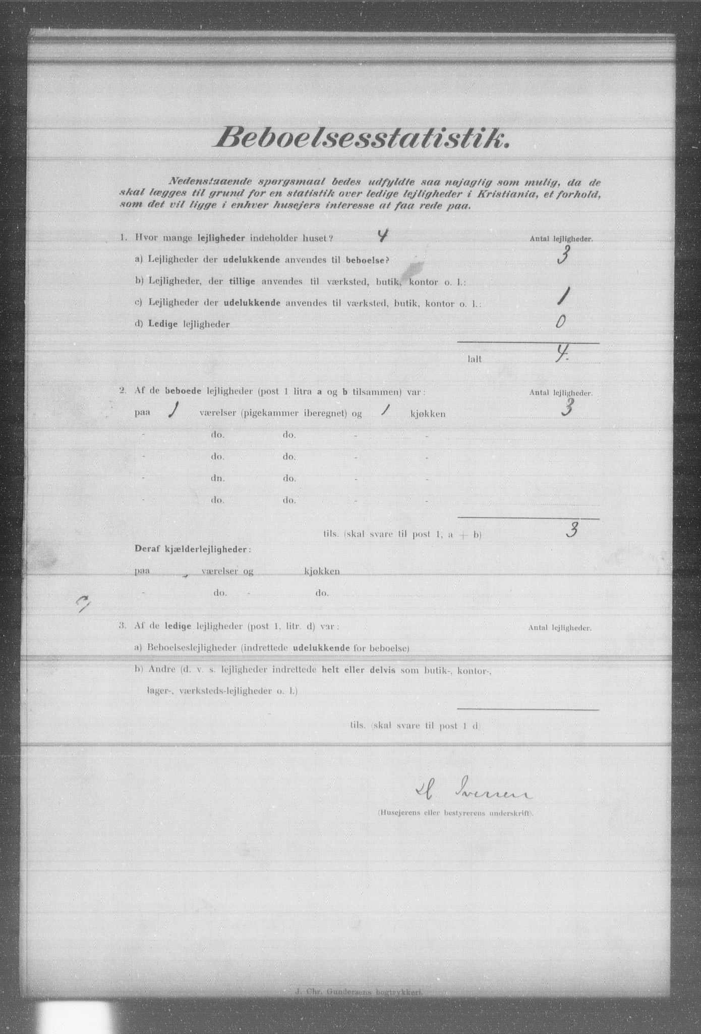 OBA, Municipal Census 1902 for Kristiania, 1902, p. 8322