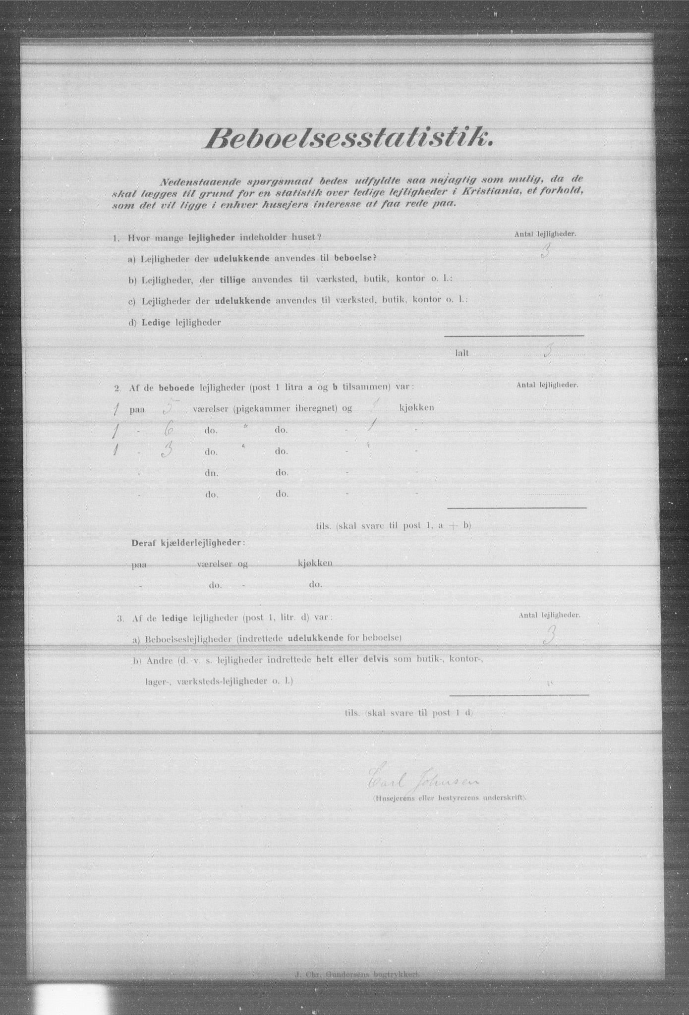 OBA, Municipal Census 1902 for Kristiania, 1902, p. 6262