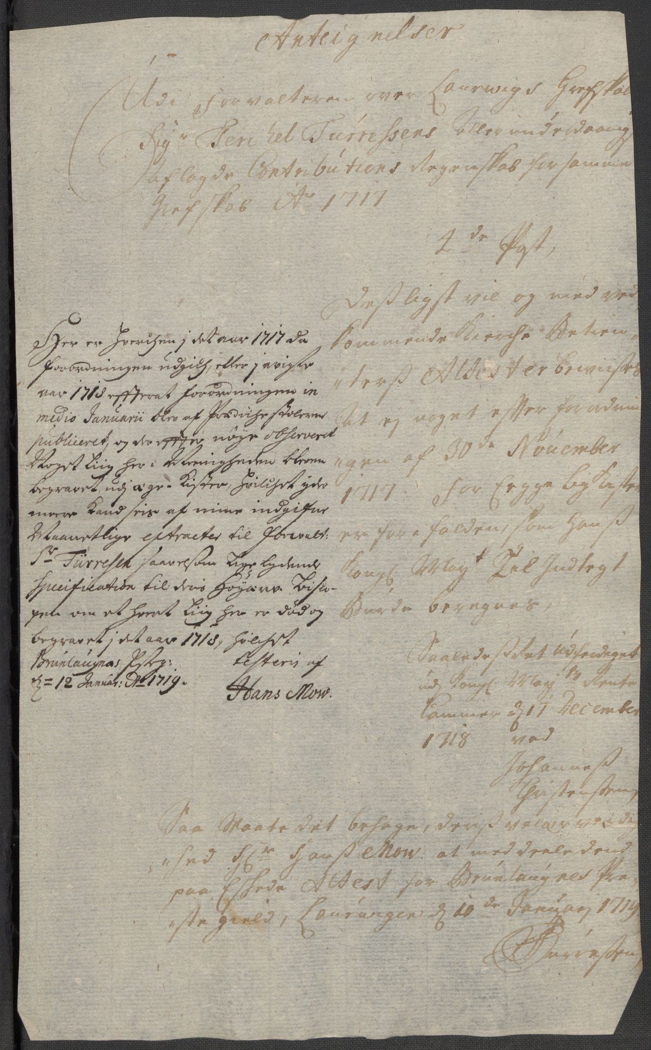 Rentekammeret inntil 1814, Reviderte regnskaper, Fogderegnskap, AV/RA-EA-4092/R33/L1987: Fogderegnskap Larvik grevskap, 1716-1717, p. 651