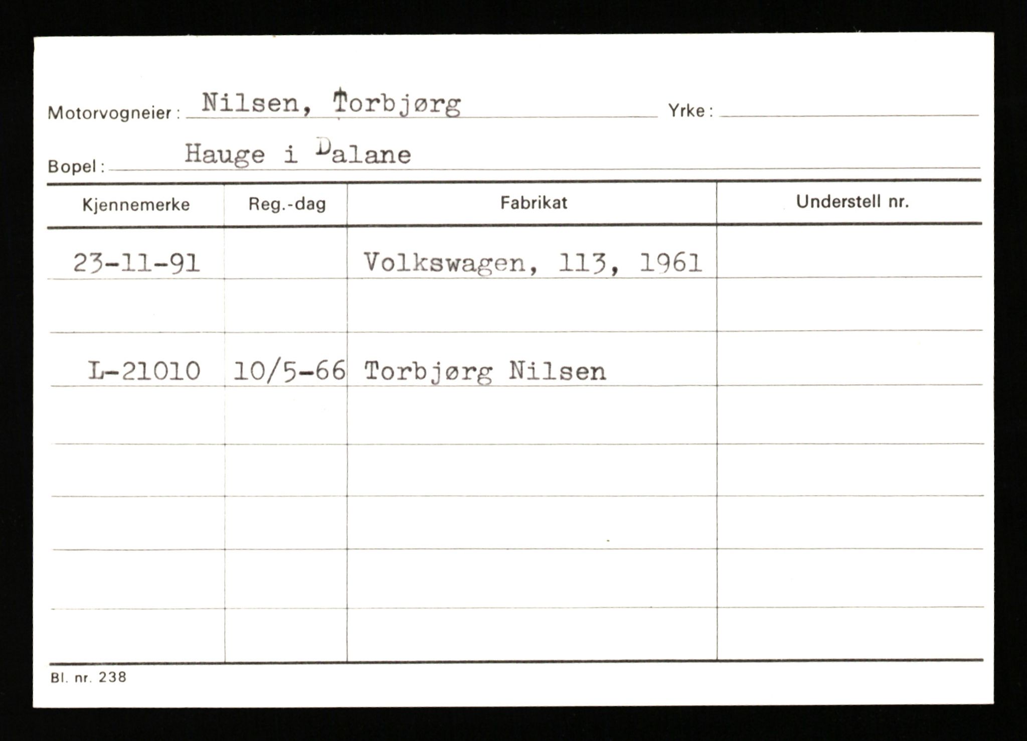 Stavanger trafikkstasjon, AV/SAST-A-101942/0/G/L0010: Registreringsnummer: 130000 - 239953, 1930-1971, p. 2865