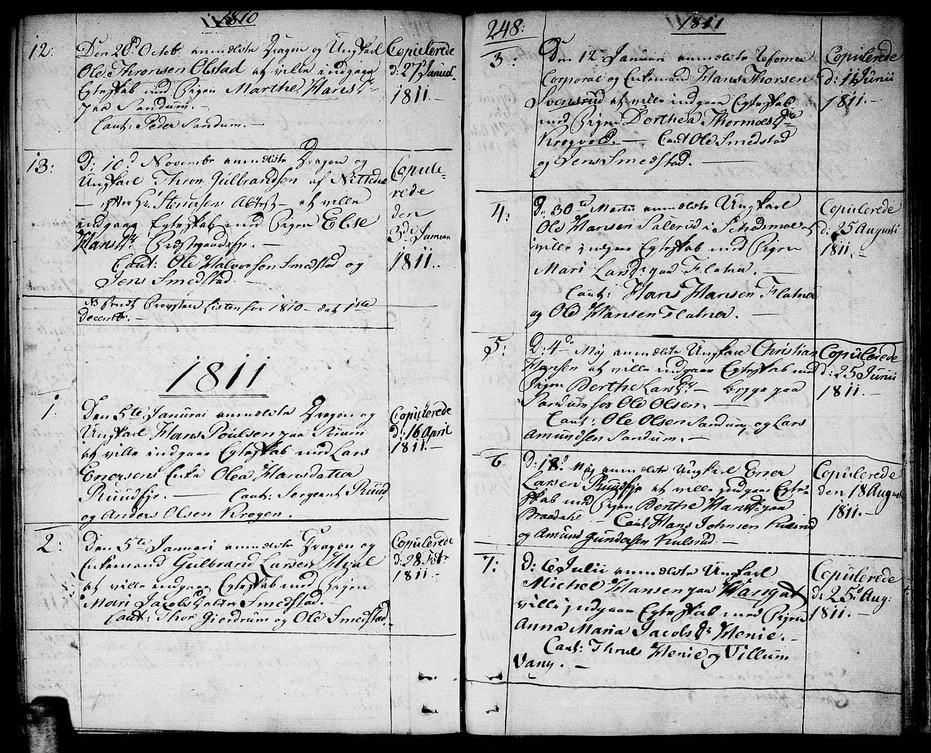 Gjerdrum prestekontor Kirkebøker, SAO/A-10412b/F/Fa/L0003: Parish register (official) no. I 3, 1798-1815, p. 248