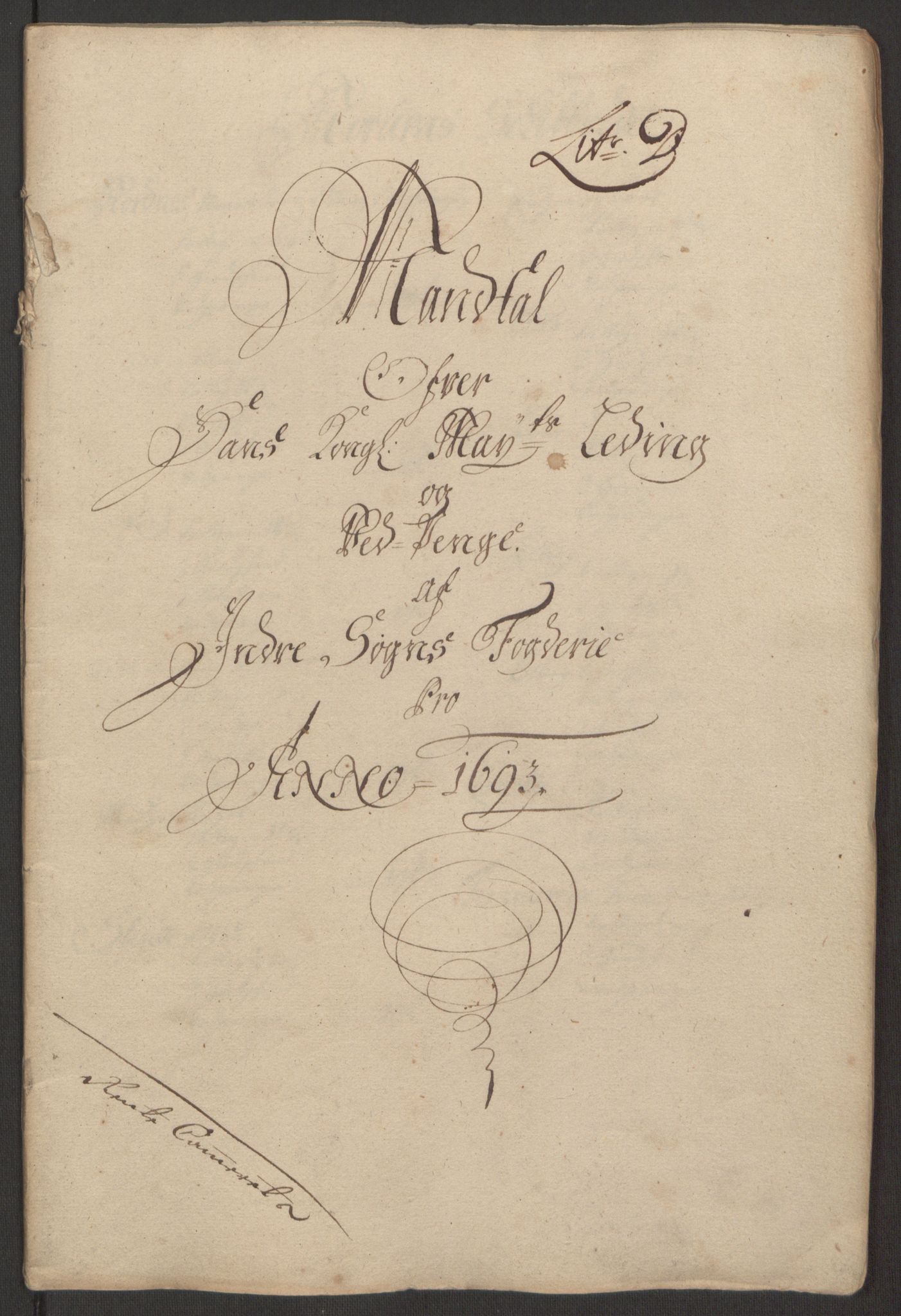 Rentekammeret inntil 1814, Reviderte regnskaper, Fogderegnskap, RA/EA-4092/R52/L3307: Fogderegnskap Sogn, 1693-1694, p. 98