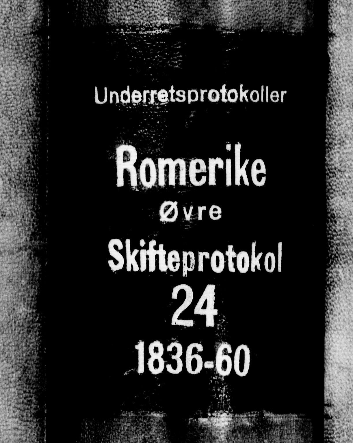 Øvre Romerike sorenskriveri, SAO/A-10649/H/Hb/L0024: Skifteprotokoll nr. 24, 1836-1860