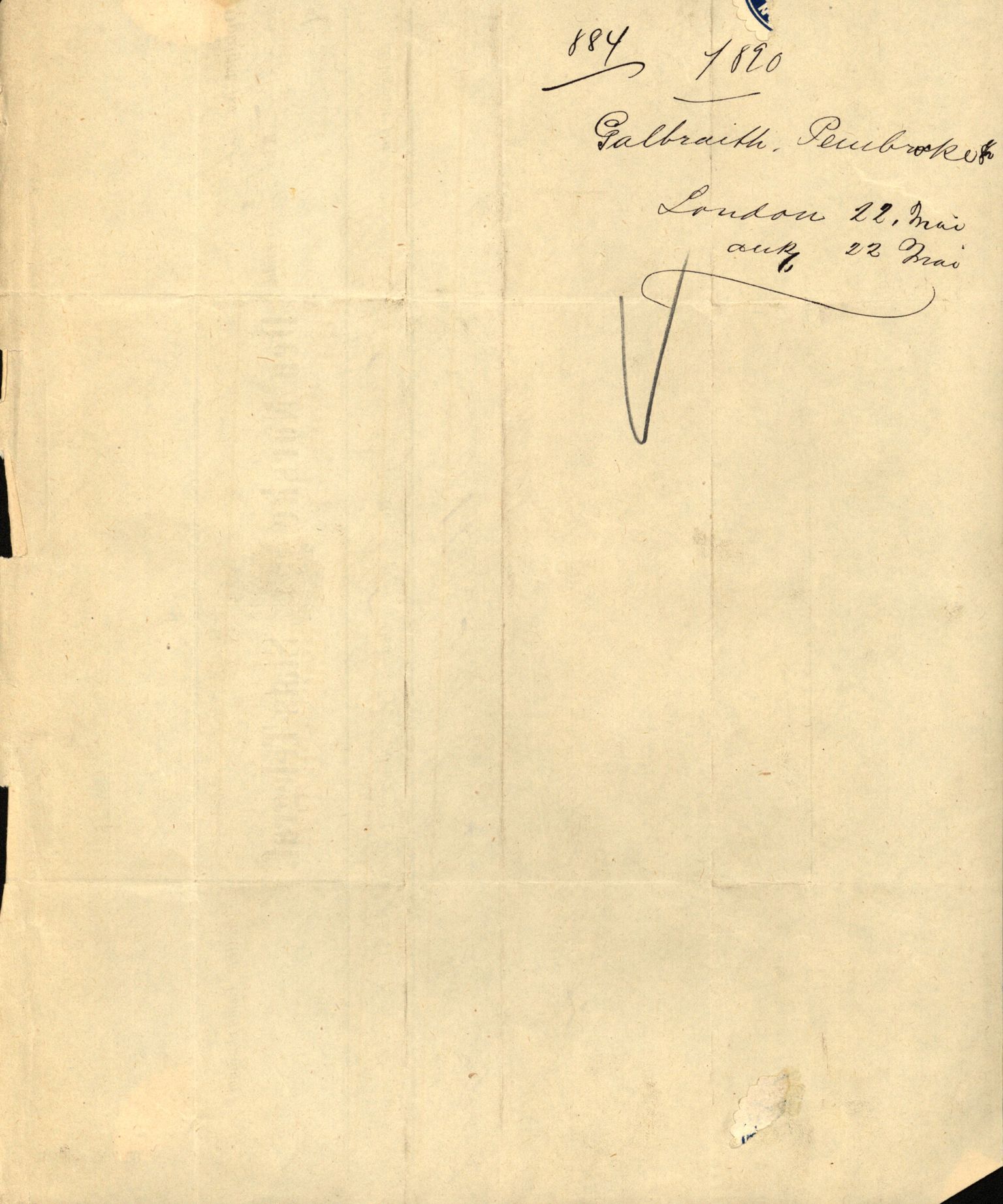 Pa 63 - Østlandske skibsassuranceforening, VEMU/A-1079/G/Ga/L0025/0003: Havaridokumenter / Josephine, Carl, Johanna, Castro, Comorin, Corona, 1890, p. 146