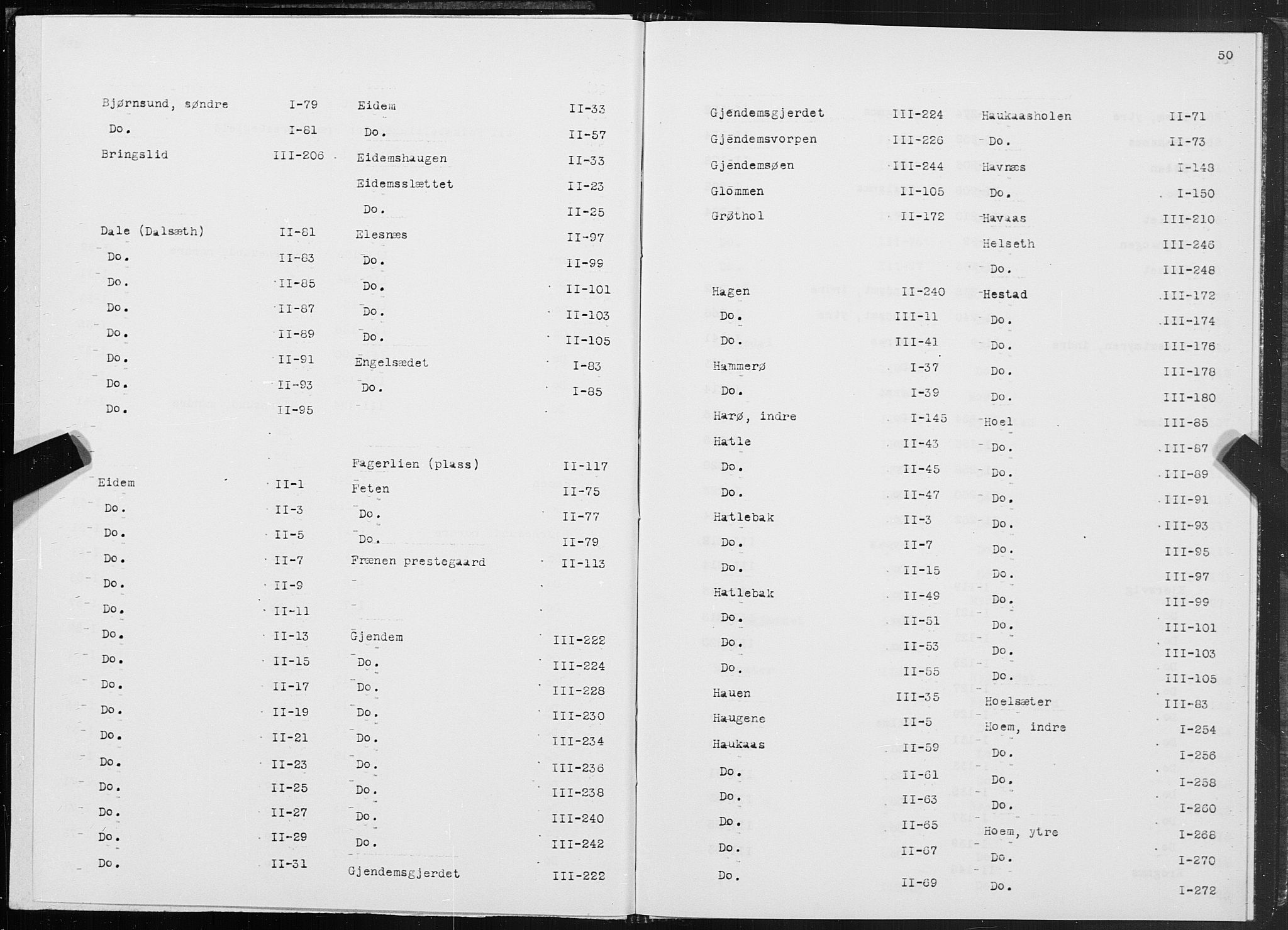 SAT, 1875 census for 1548P Fræna, 1875, p. 50