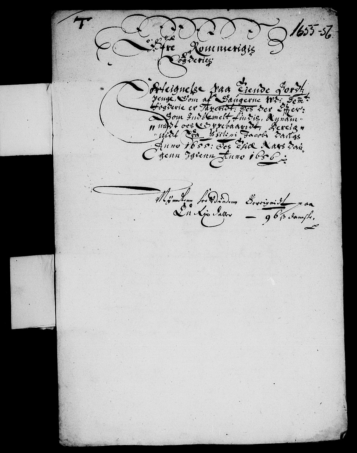 Rentekammeret inntil 1814, Reviderte regnskaper, Lensregnskaper, RA/EA-5023/R/Rb/Rba/L0227: Akershus len, 1655-1656