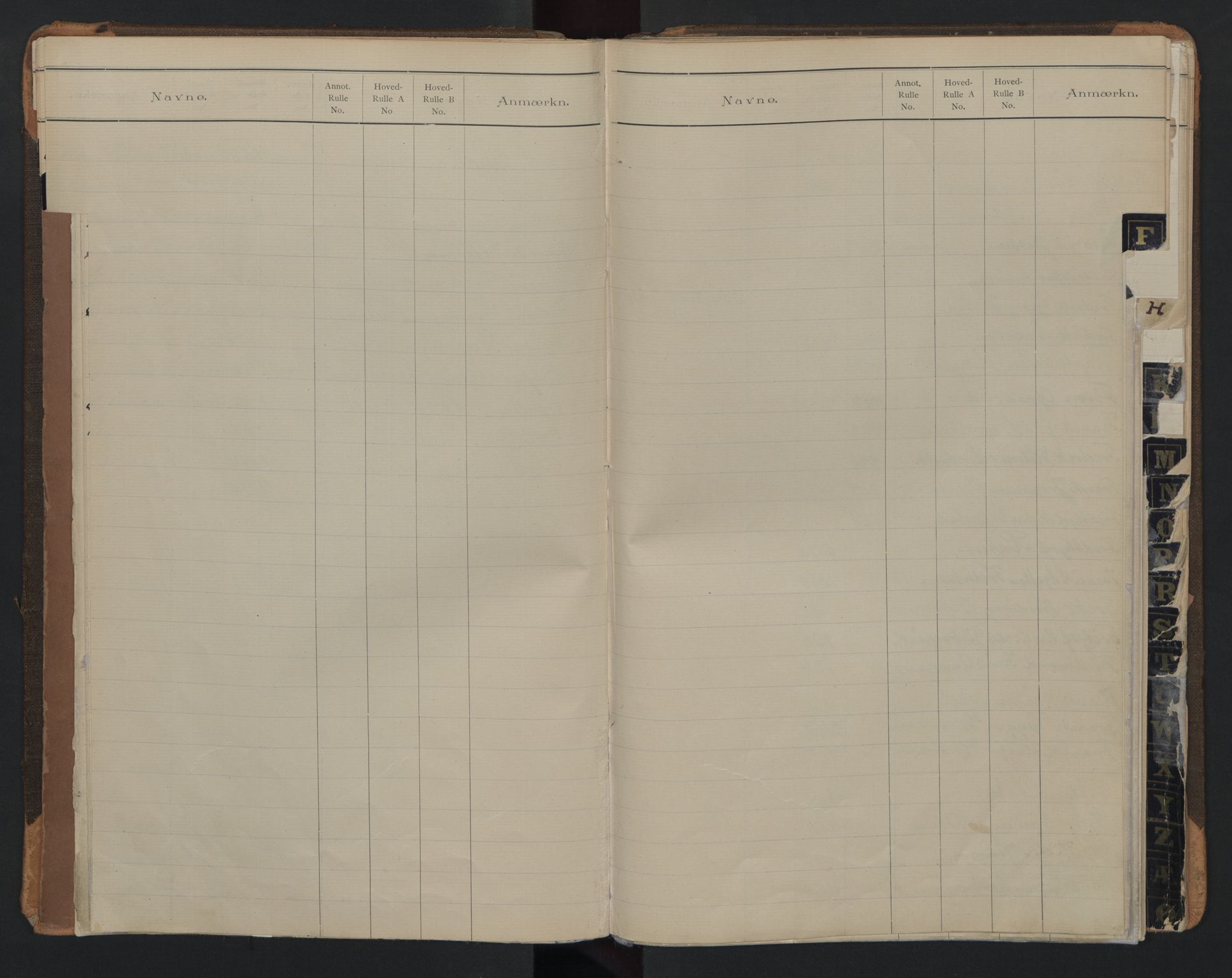 Holmestrand innrulleringskontor, AV/SAKO-A-1151/G/Ga/L0001: Register, 1868-1948, p. 16