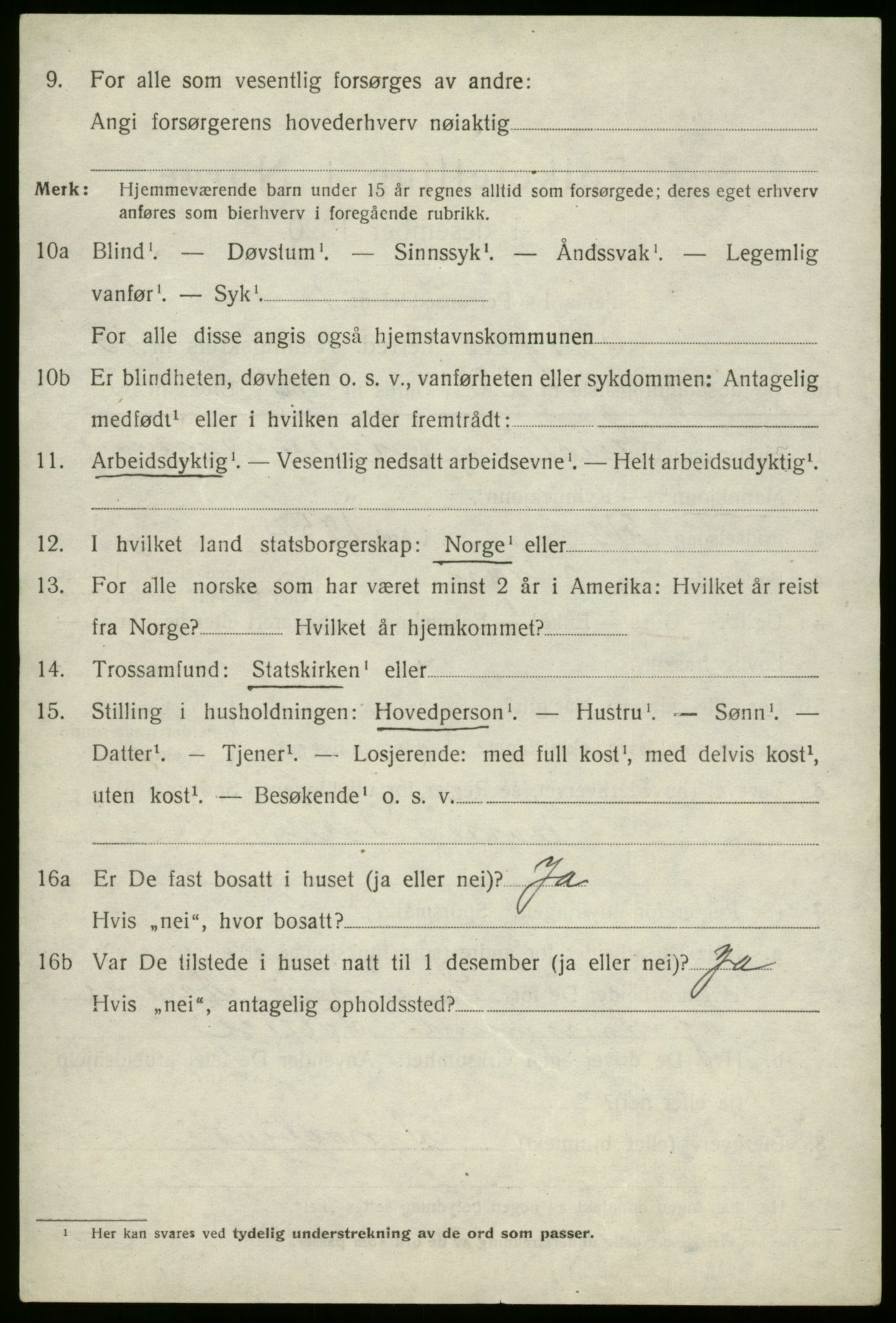 SAB, 1920 census for Stryn, 1920, p. 5193