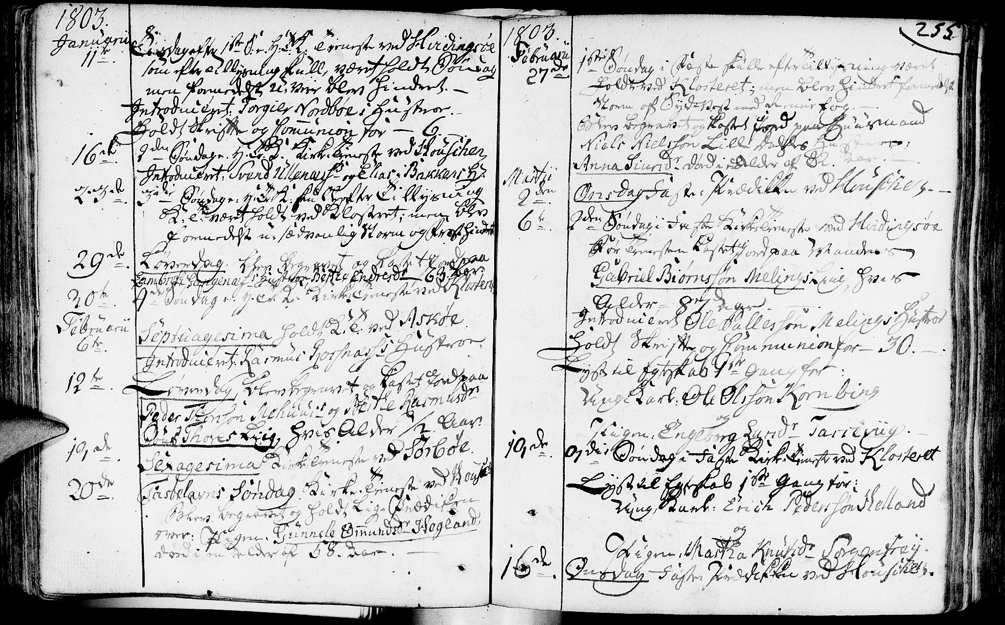 Rennesøy sokneprestkontor, SAST/A -101827/H/Ha/Haa/L0003: Parish register (official) no. A 3, 1772-1815, p. 255