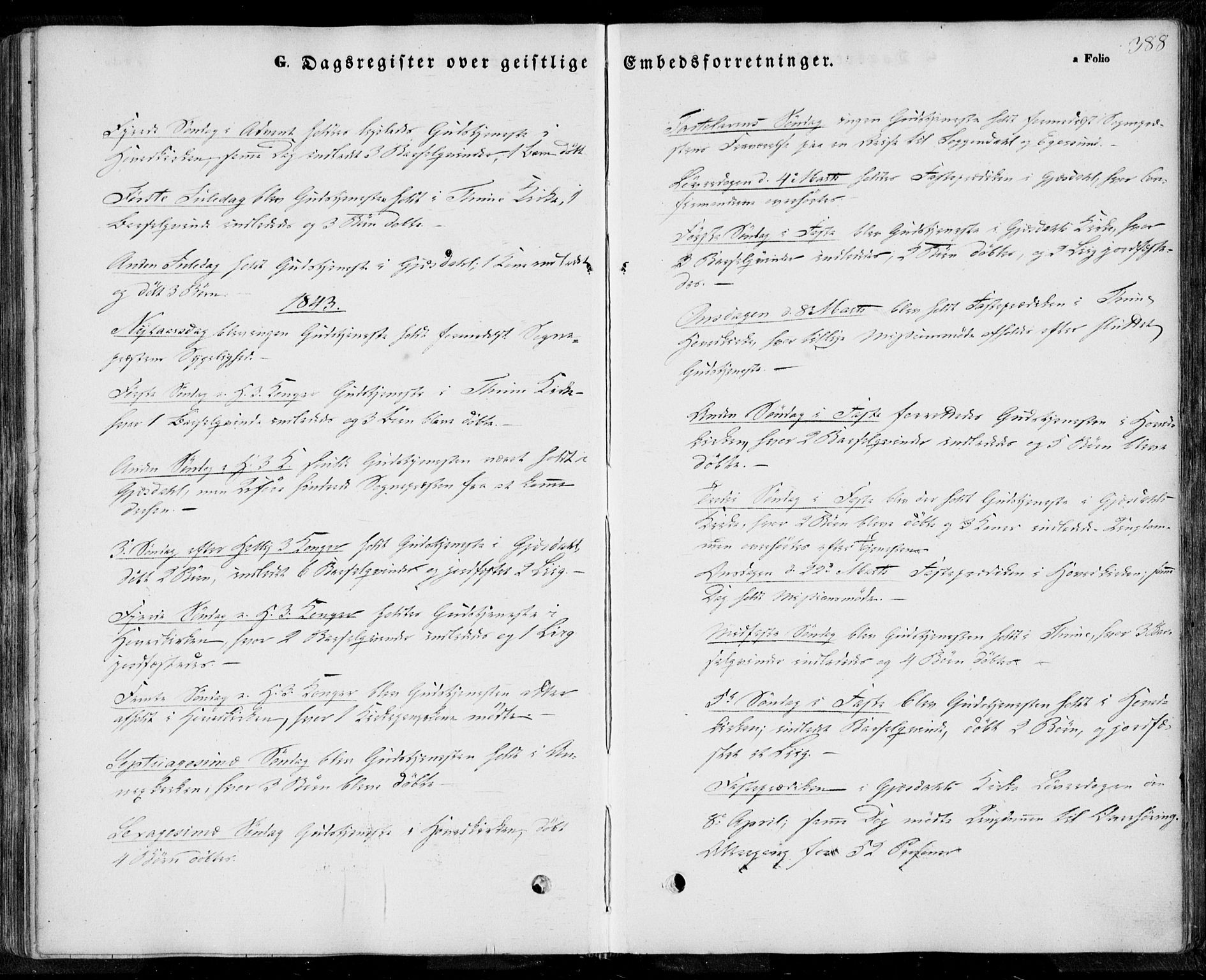 Lye sokneprestkontor, SAST/A-101794/001/30BA/L0006: Parish register (official) no. A 5.2, 1842-1855, p. 388