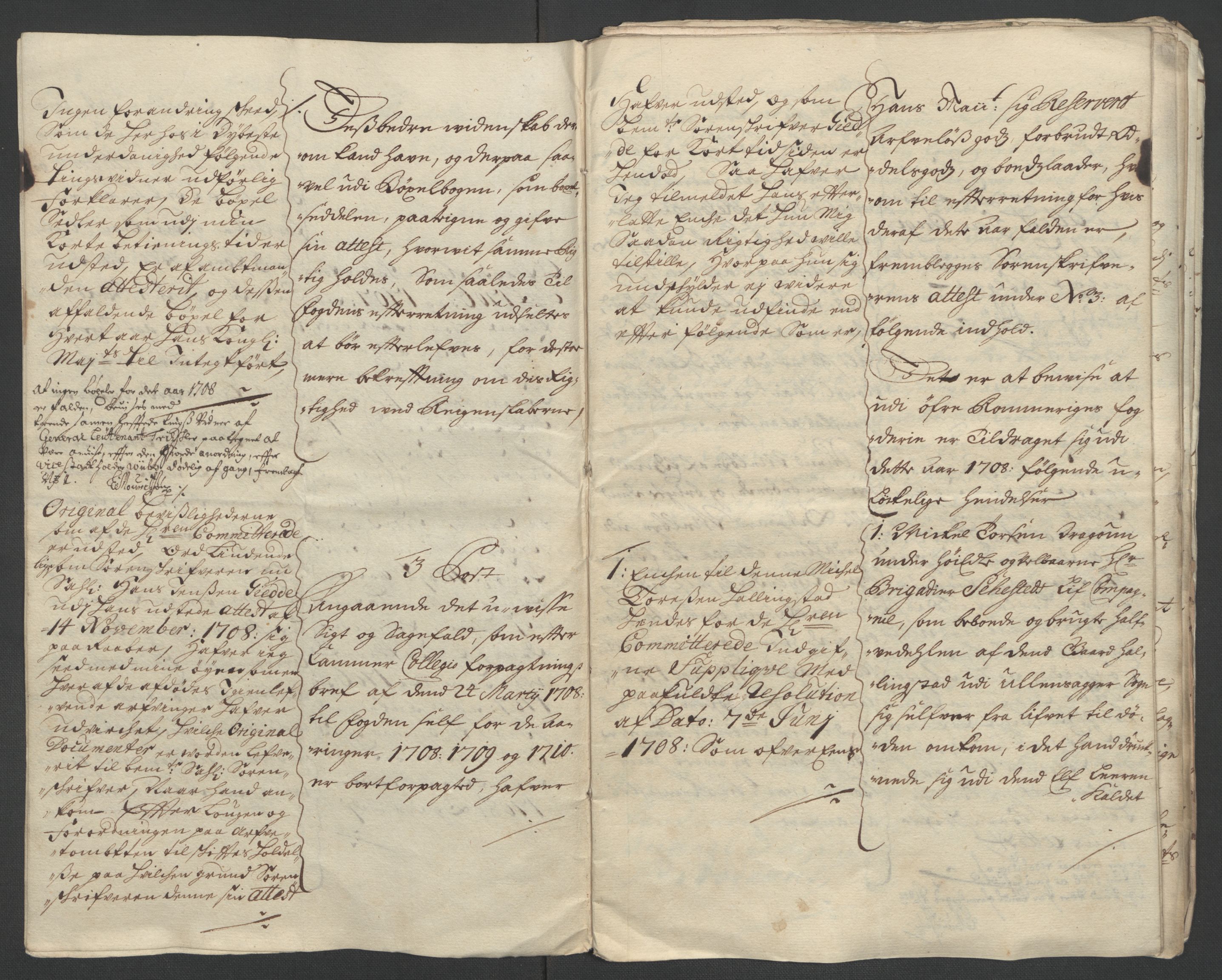 Rentekammeret inntil 1814, Reviderte regnskaper, Fogderegnskap, AV/RA-EA-4092/R12/L0719: Fogderegnskap Øvre Romerike, 1708-1709, p. 178