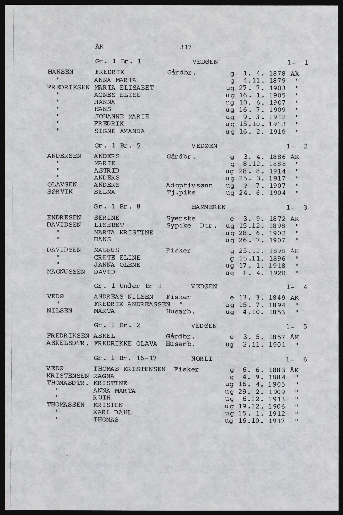 SAST, Copy of 1920 census for Karmøy, 1920, p. 339