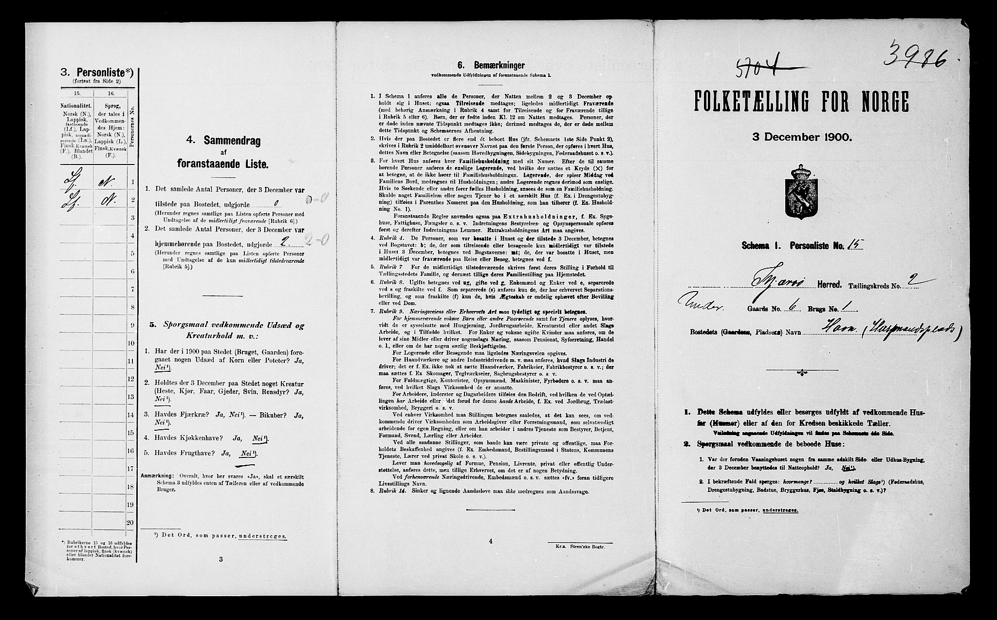 SATØ, 1900 census for Skjervøy, 1900, p. 28