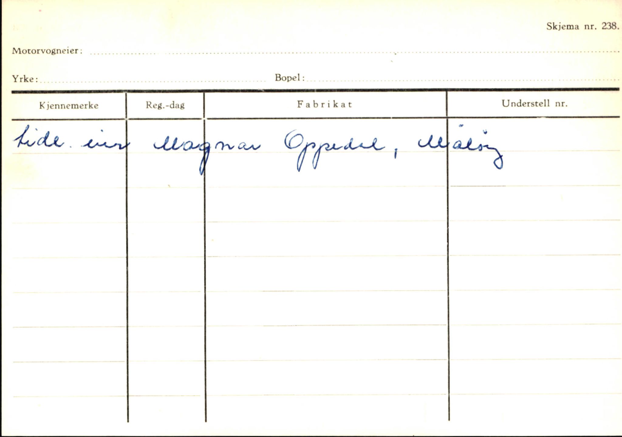 Statens vegvesen, Sogn og Fjordane vegkontor, AV/SAB-A-5301/4/F/L0145: Registerkort Vågsøy S-Å. Årdal I-P, 1945-1975, p. 398