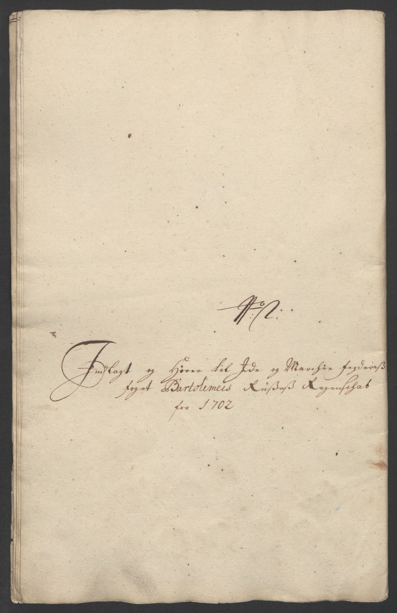 Rentekammeret inntil 1814, Reviderte regnskaper, Fogderegnskap, RA/EA-4092/R01/L0016: Fogderegnskap Idd og Marker, 1702-1703, p. 41