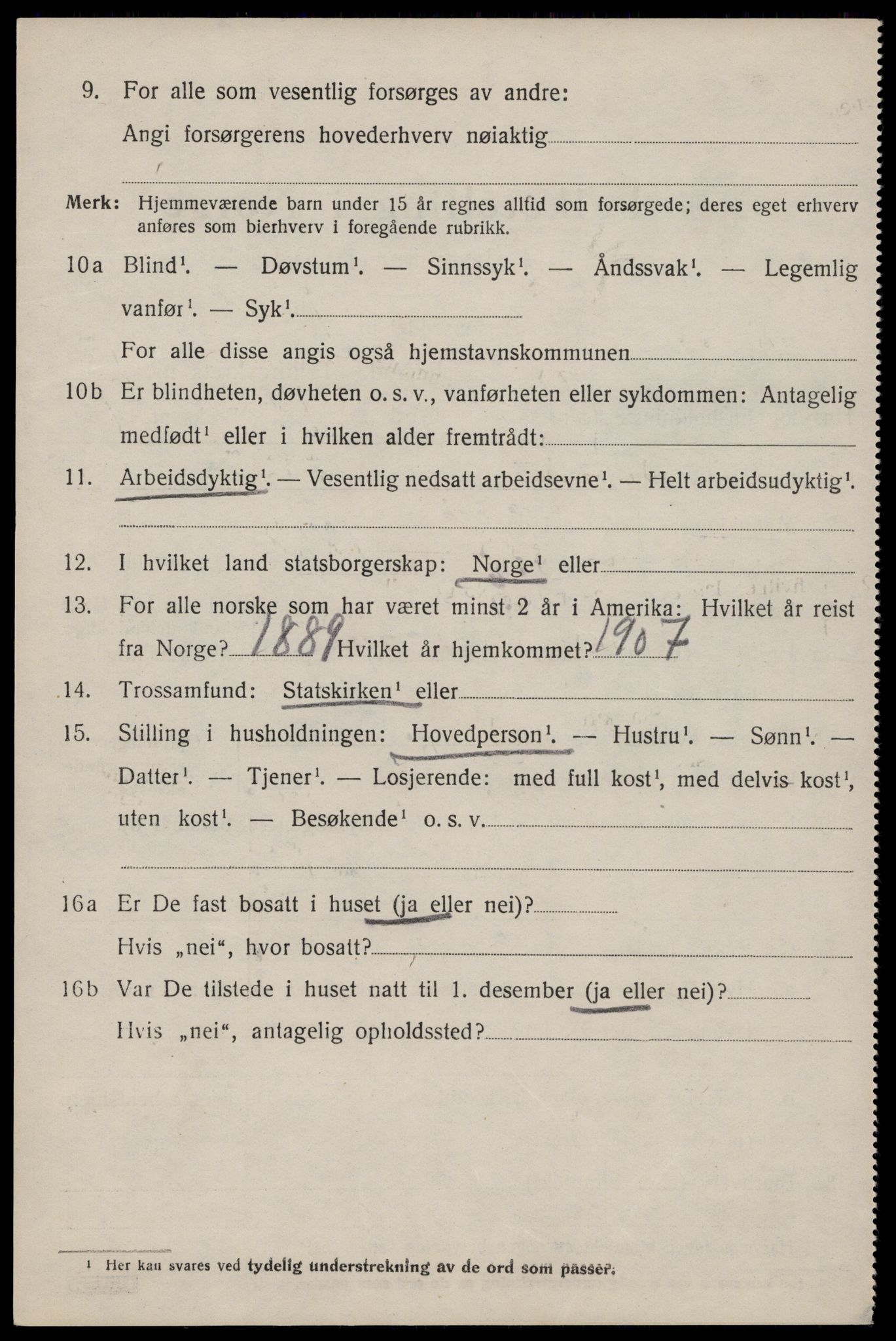 SAST, 1920 census for Hetland, 1920, p. 22020