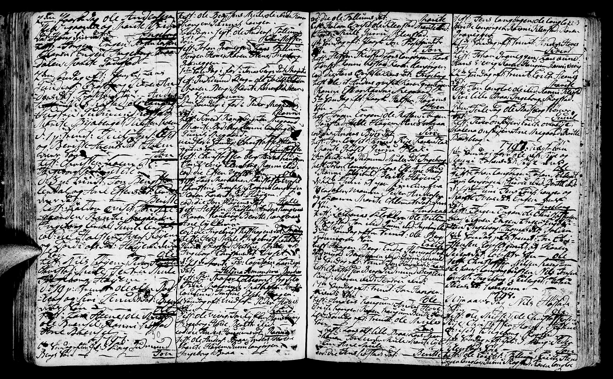 Ministerialprotokoller, klokkerbøker og fødselsregistre - Sør-Trøndelag, SAT/A-1456/612/L0370: Parish register (official) no. 612A04, 1754-1802, p. 123