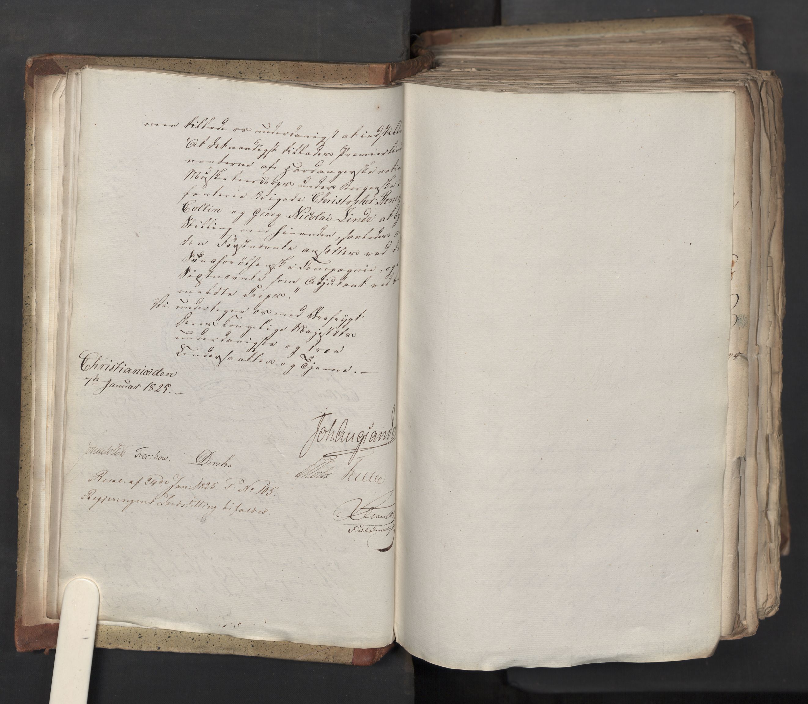 Statsrådsavdelingen i Stockholm, AV/RA-S-1003/D/Da/L0041: Regjeringsinnstillinger nr. 2204-2466, 1825, p. 25