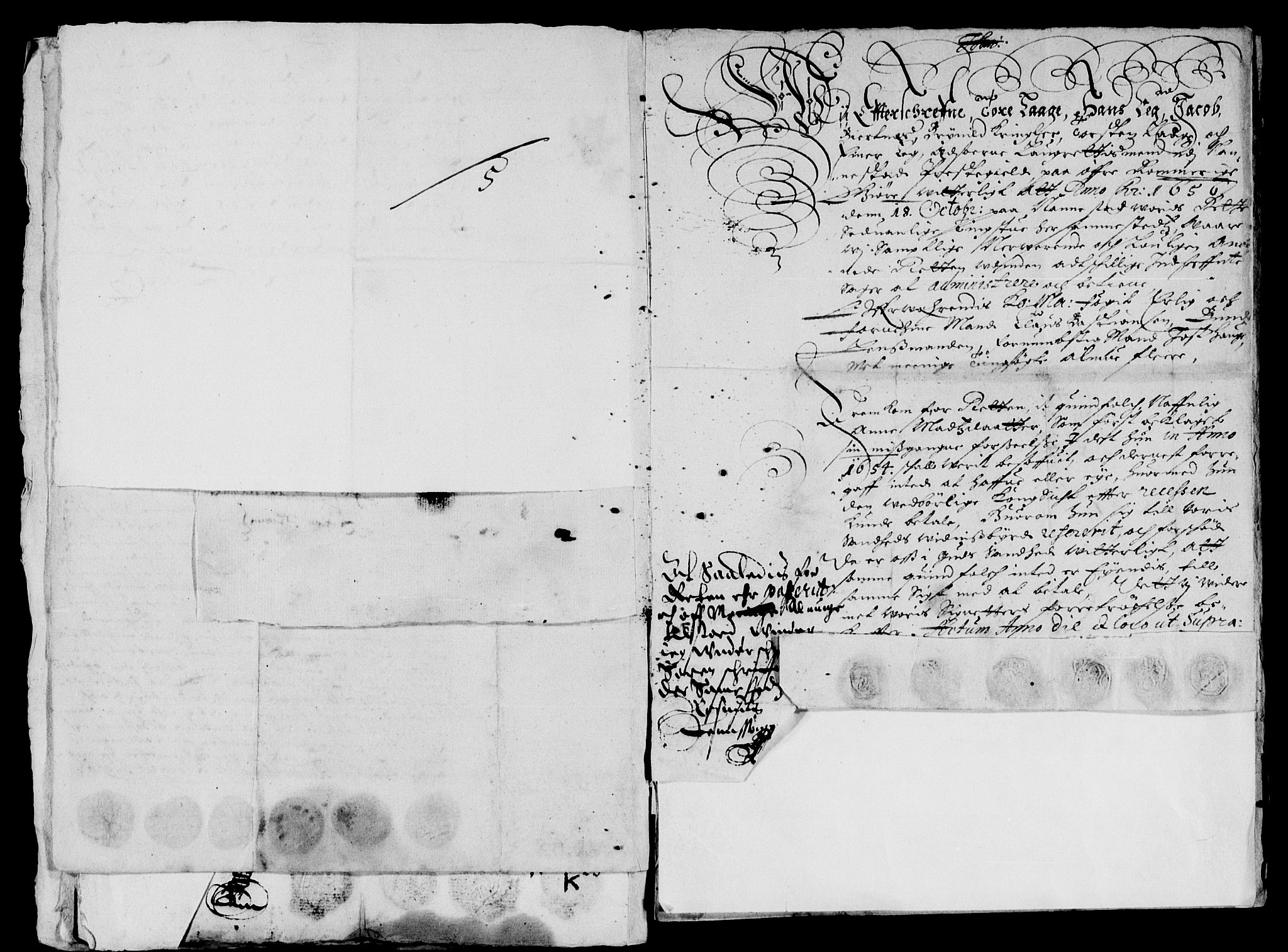 Rentekammeret inntil 1814, Reviderte regnskaper, Lensregnskaper, AV/RA-EA-5023/R/Rb/Rba/L0227: Akershus len, 1655-1656