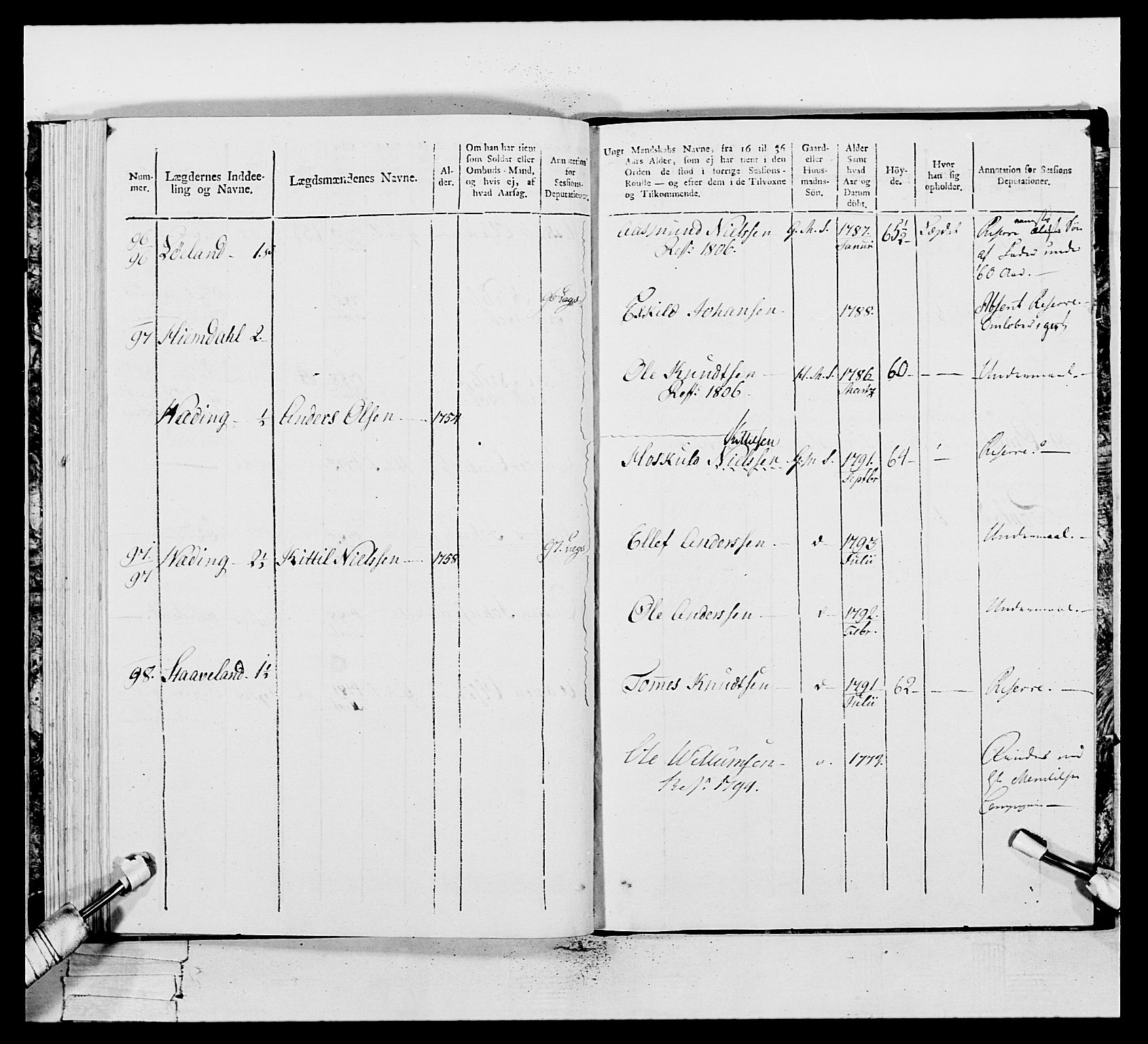 Generalitets- og kommissariatskollegiet, Det kongelige norske kommissariatskollegium, AV/RA-EA-5420/E/Eh/L0110: Vesterlenske nasjonale infanteriregiment, 1810, p. 299