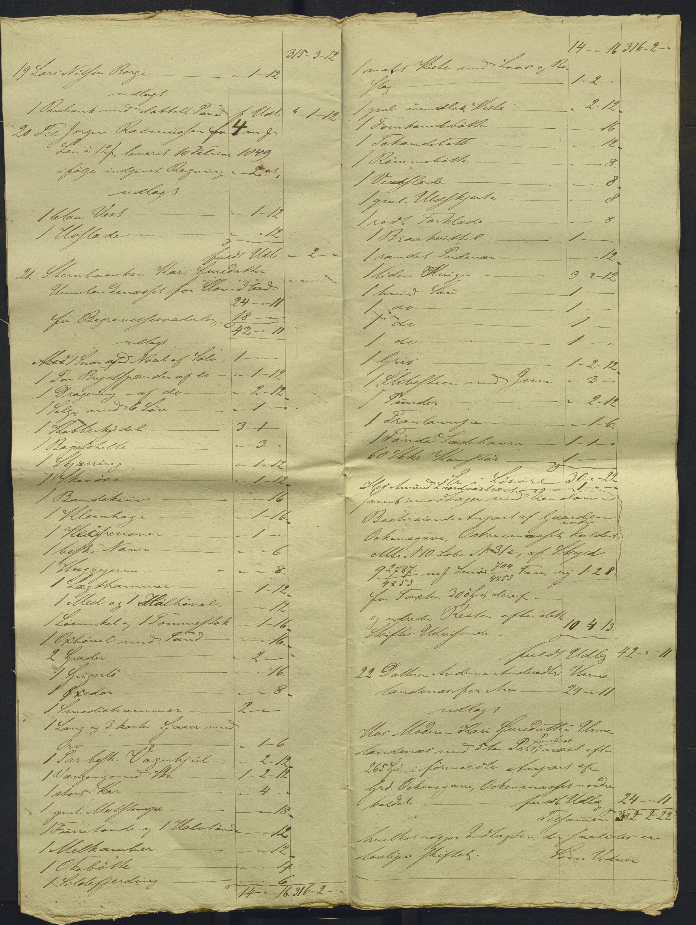 Nordhordland sorenskrivar, AV/SAB-A-2901/1/H/Hd/Hdb/L0001: Konsept til utlodningar, 1850-1852, p. 326