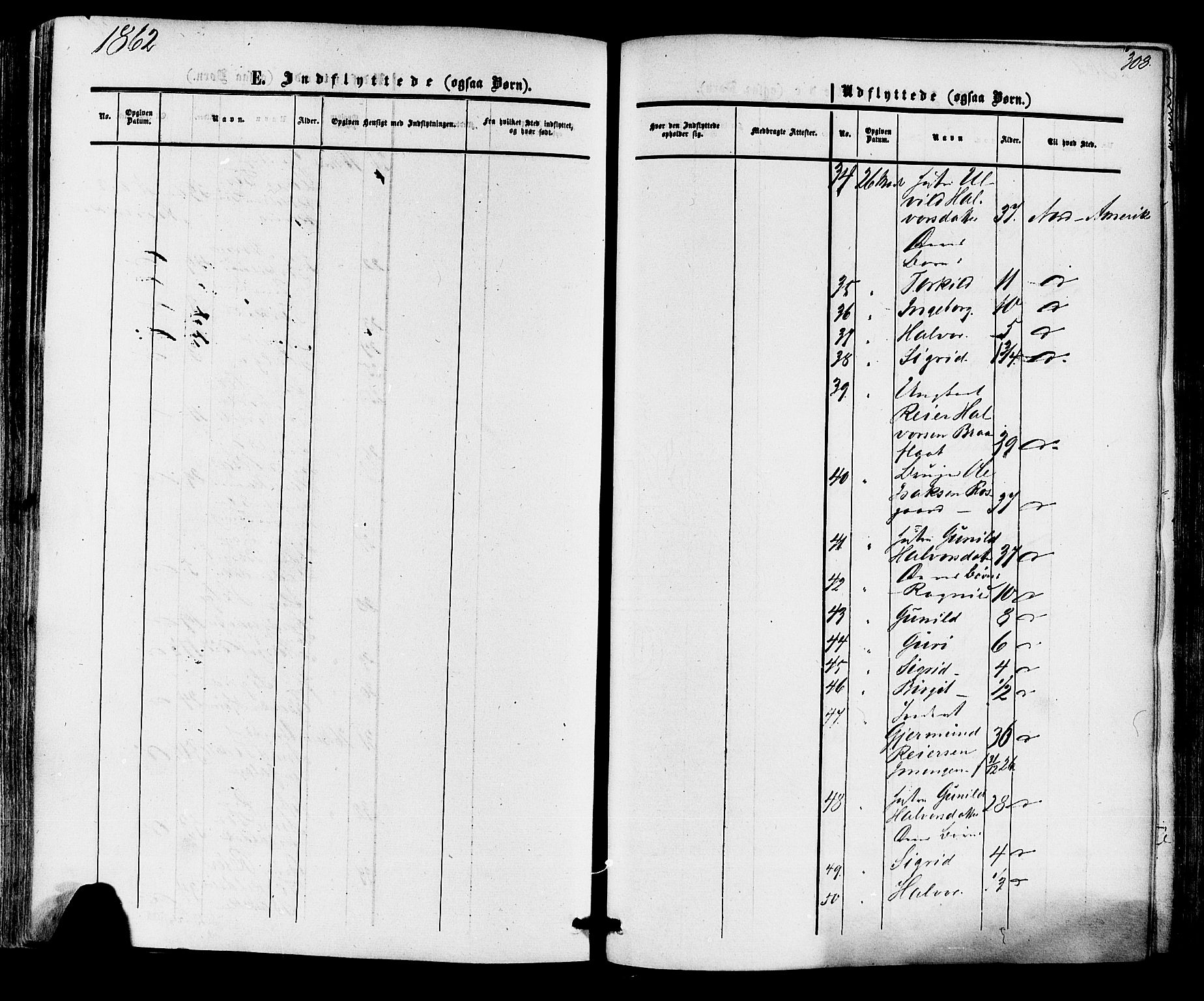 Nore kirkebøker, AV/SAKO-A-238/F/Fa/L0003: Parish register (official) no. I 3, 1858-1866, p. 308