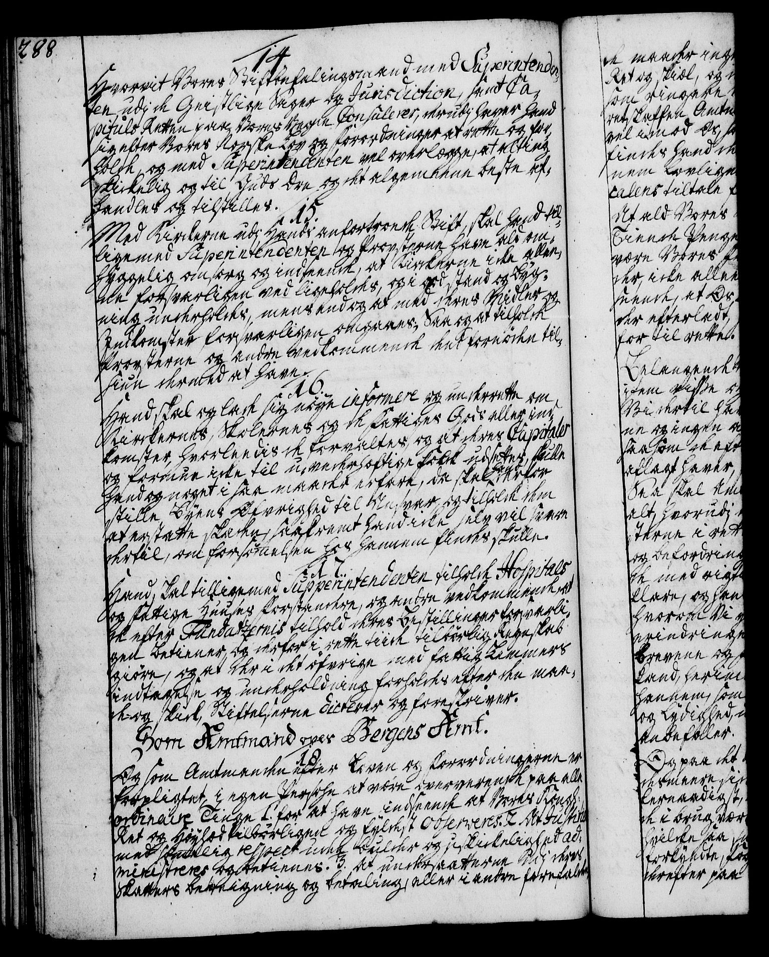 Rentekammeret, Kammerkanselliet, RA/EA-3111/G/Gg/Ggi/L0002: Norsk instruksjonsprotokoll med register (merket RK 53.35), 1729-1751, p. 288