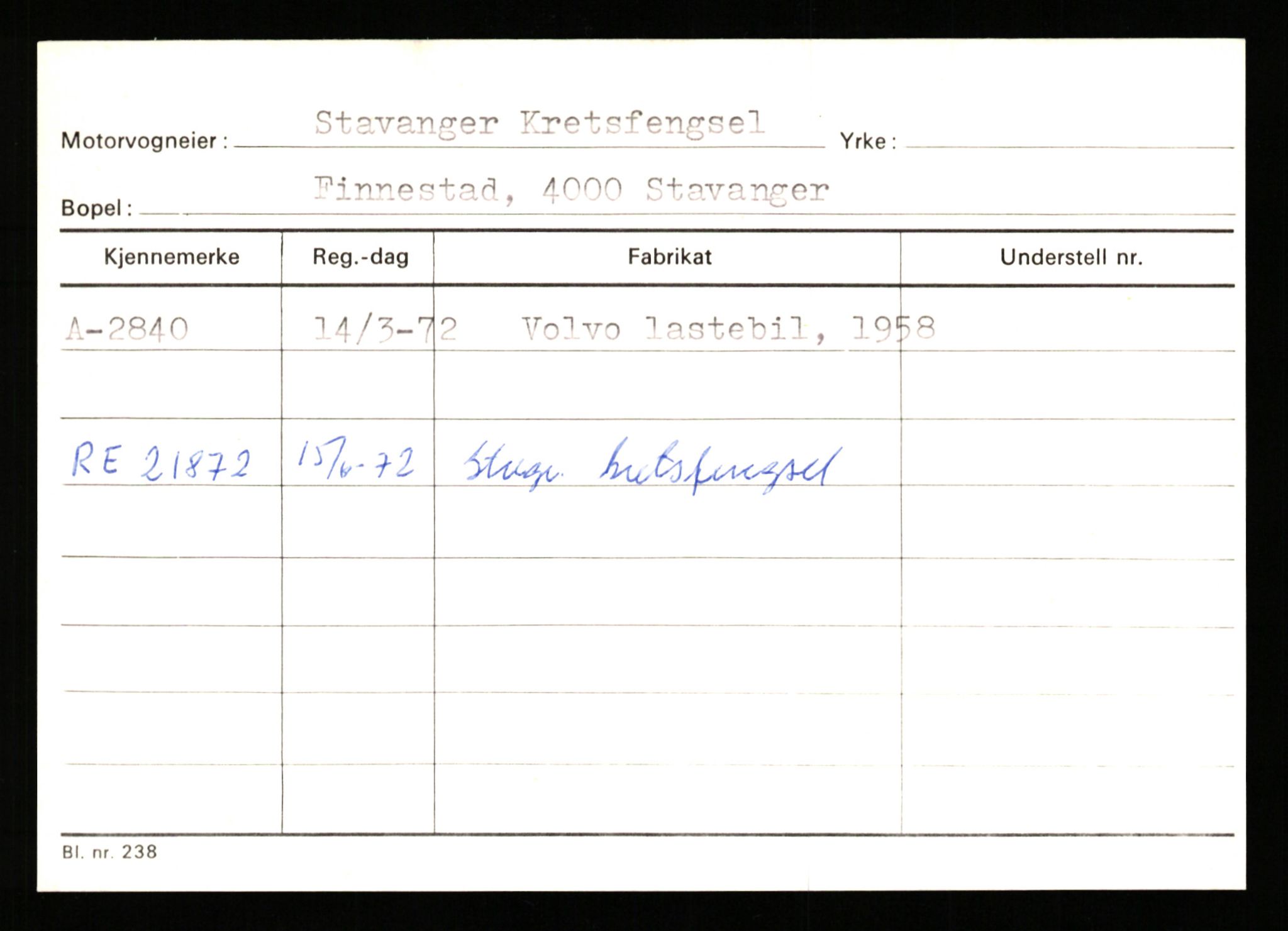 Stavanger trafikkstasjon, AV/SAST-A-101942/0/G/L0001: Registreringsnummer: 0 - 5782, 1930-1971, p. 1917