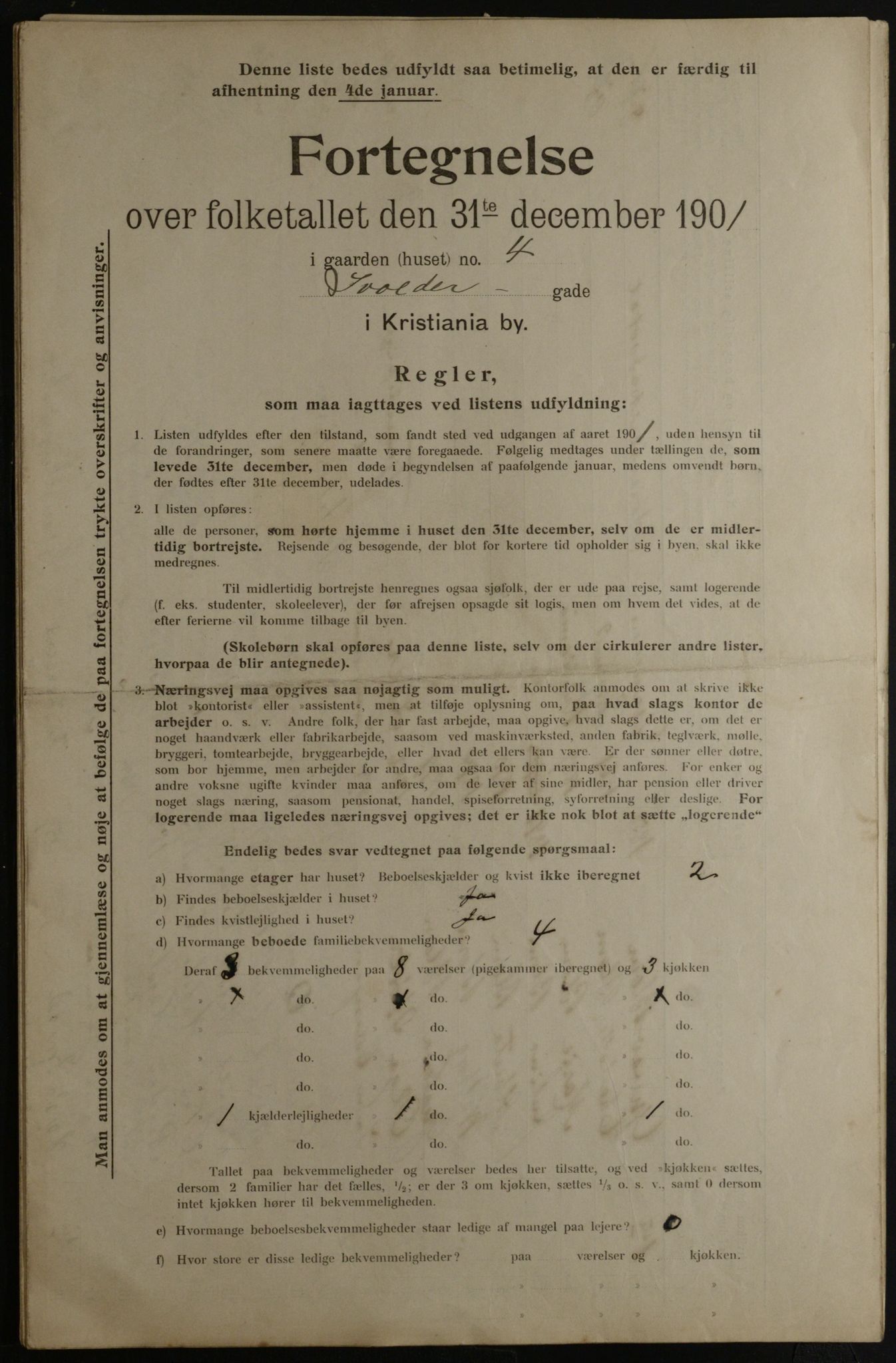 OBA, Municipal Census 1901 for Kristiania, 1901, p. 16328