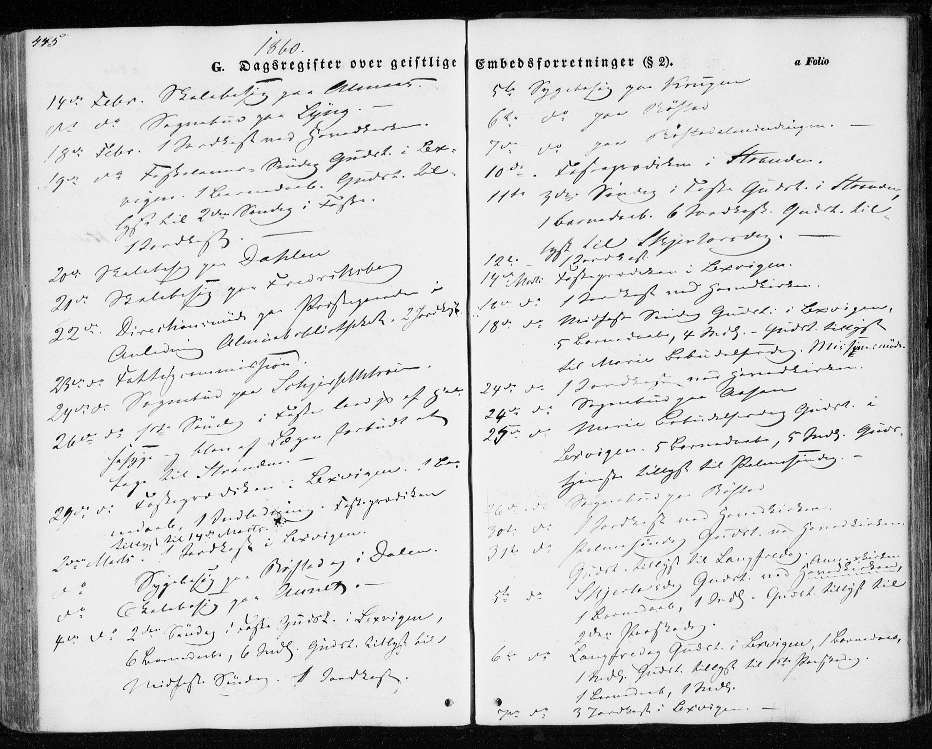 Ministerialprotokoller, klokkerbøker og fødselsregistre - Nord-Trøndelag, SAT/A-1458/701/L0008: Parish register (official) no. 701A08 /1, 1854-1863, p. 445
