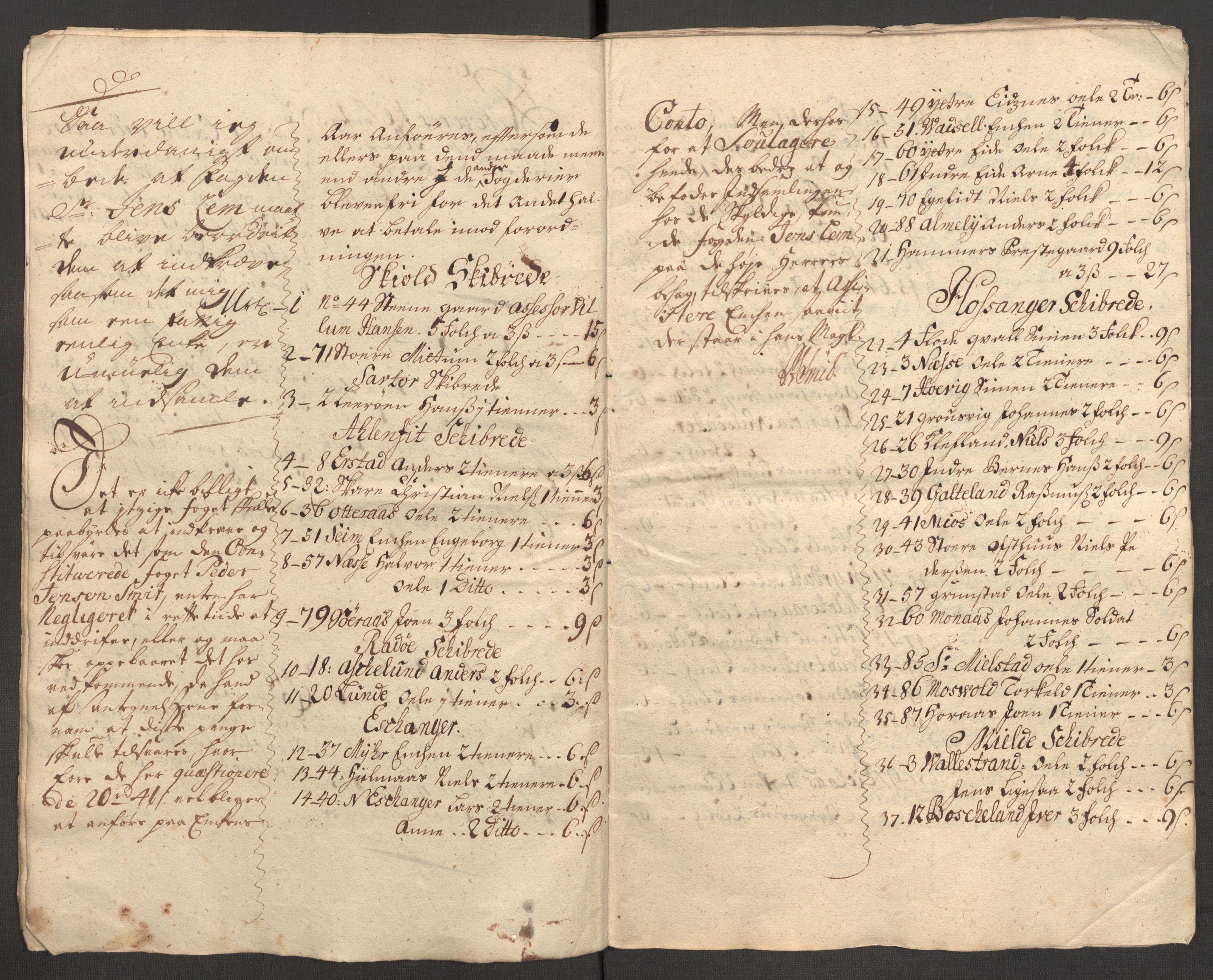 Rentekammeret inntil 1814, Reviderte regnskaper, Fogderegnskap, AV/RA-EA-4092/R51/L3192: Fogderegnskap Nordhordland og Voss, 1711, p. 381