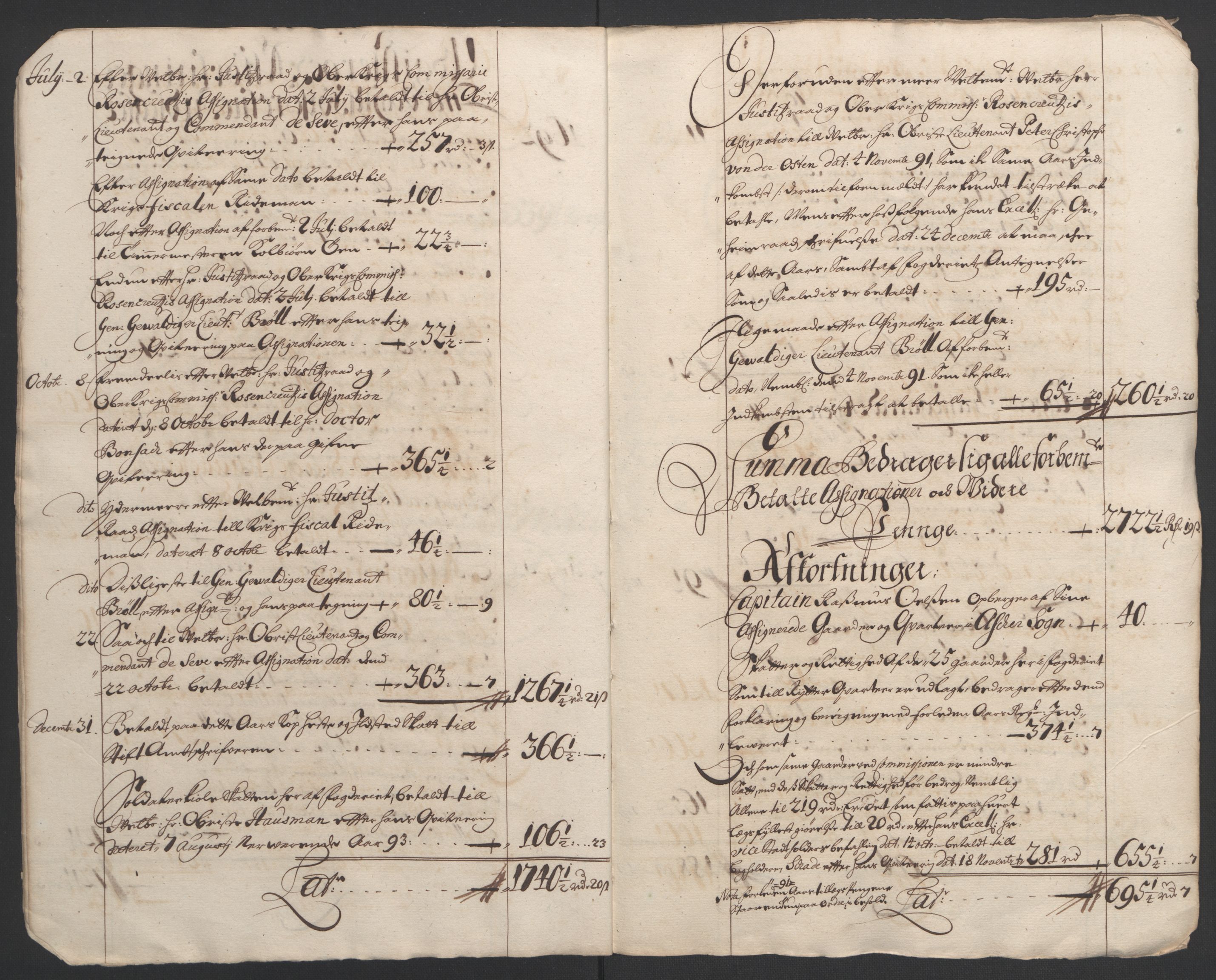 Rentekammeret inntil 1814, Reviderte regnskaper, Fogderegnskap, AV/RA-EA-4092/R08/L0426: Fogderegnskap Aker, 1692-1693, p. 10