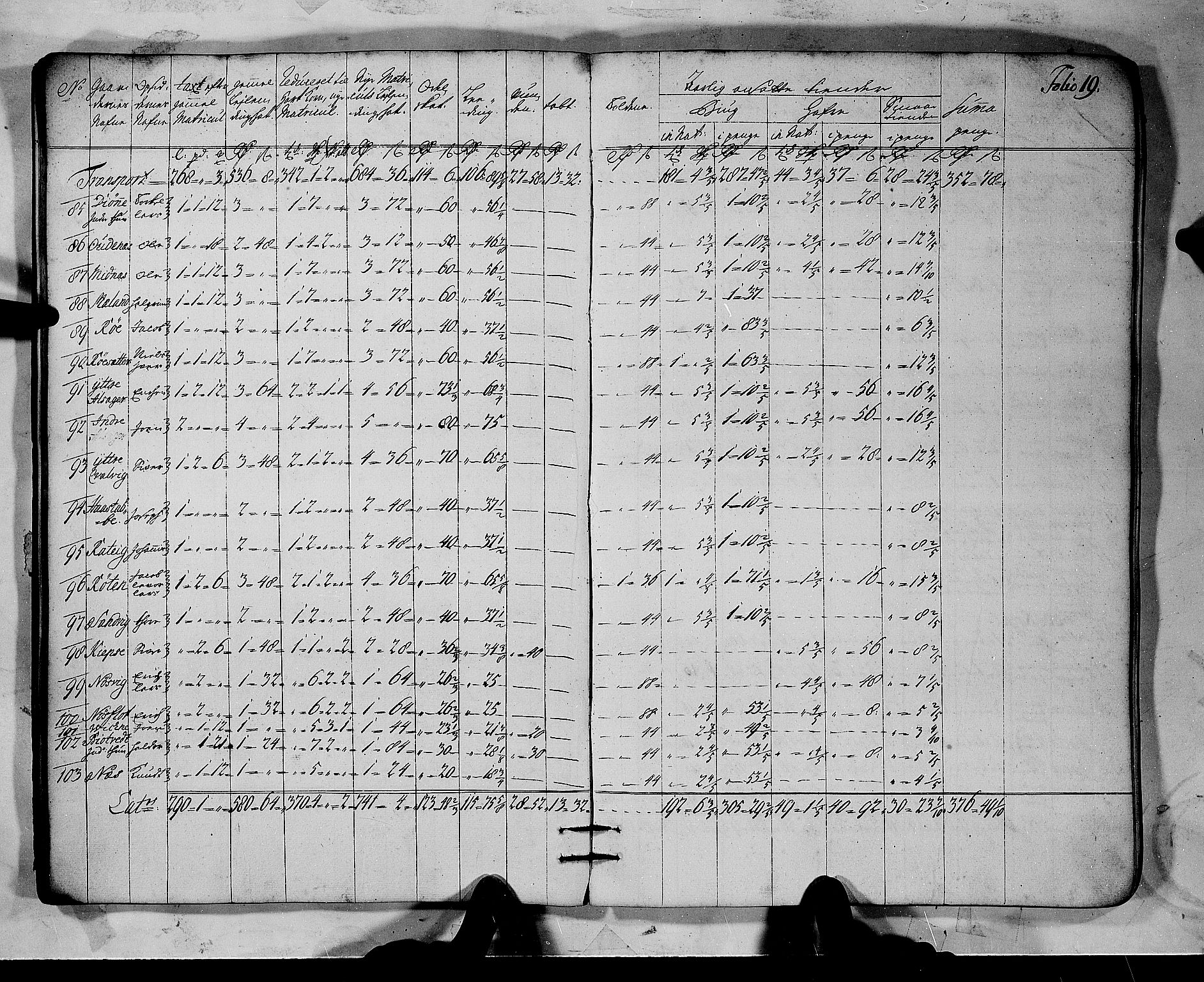 Rentekammeret inntil 1814, Realistisk ordnet avdeling, AV/RA-EA-4070/N/Nb/Nbf/L0137: Hardanger matrikkelprotokoll, 1723, p. 22