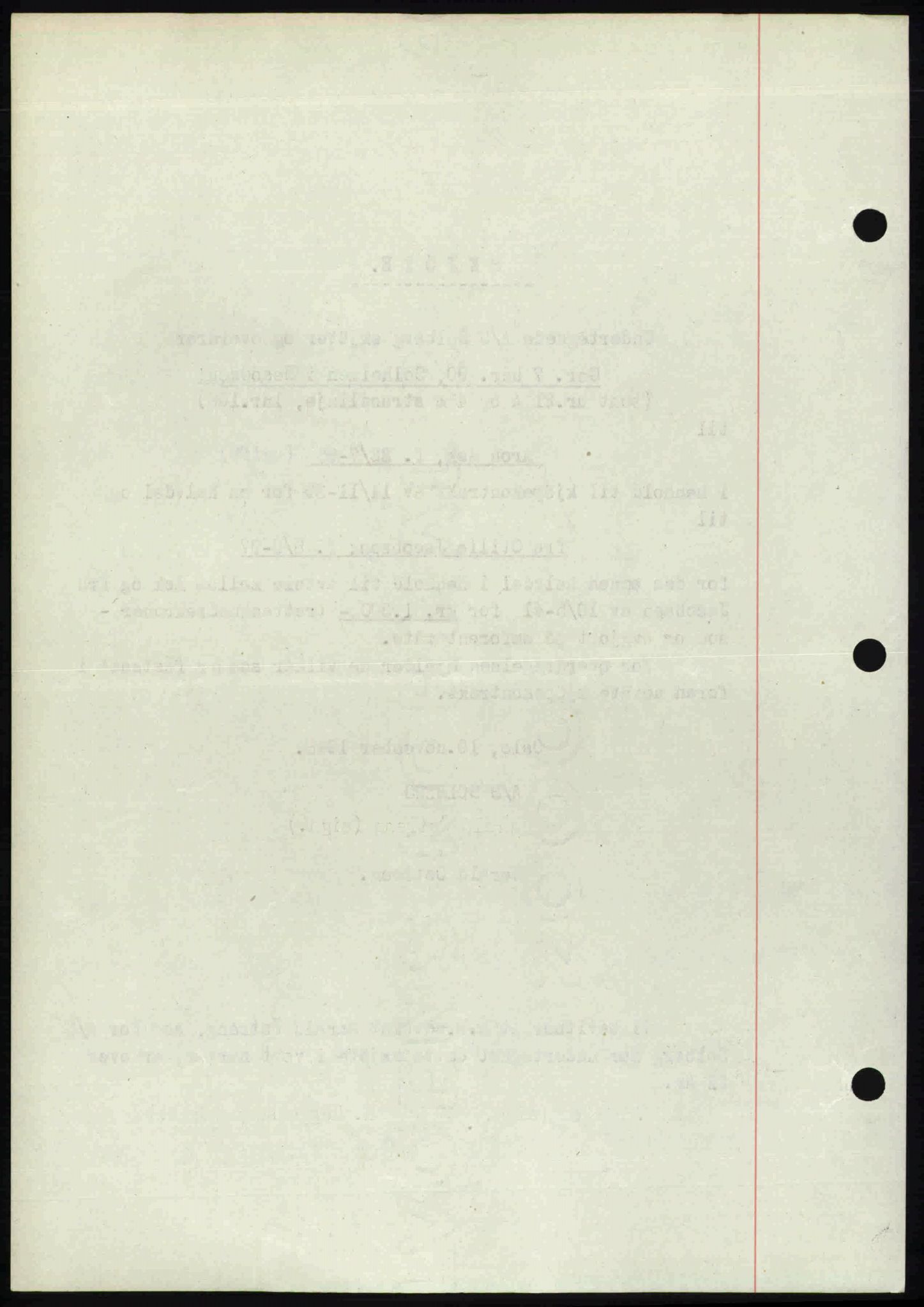 Follo sorenskriveri, SAO/A-10274/G/Ga/Gaa/L0085: Mortgage book no. I 85, 1948-1948, Diary no: : 4291/1948