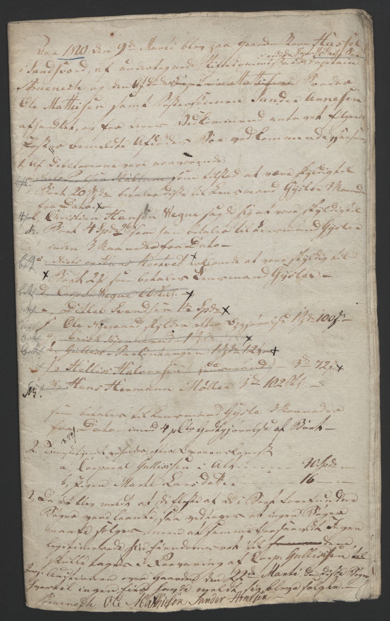 Forsvaret, Generalauditøren, AV/RA-RAFA-1772/F/Fj/Fja/L0022: --, 1733-1821, p. 278