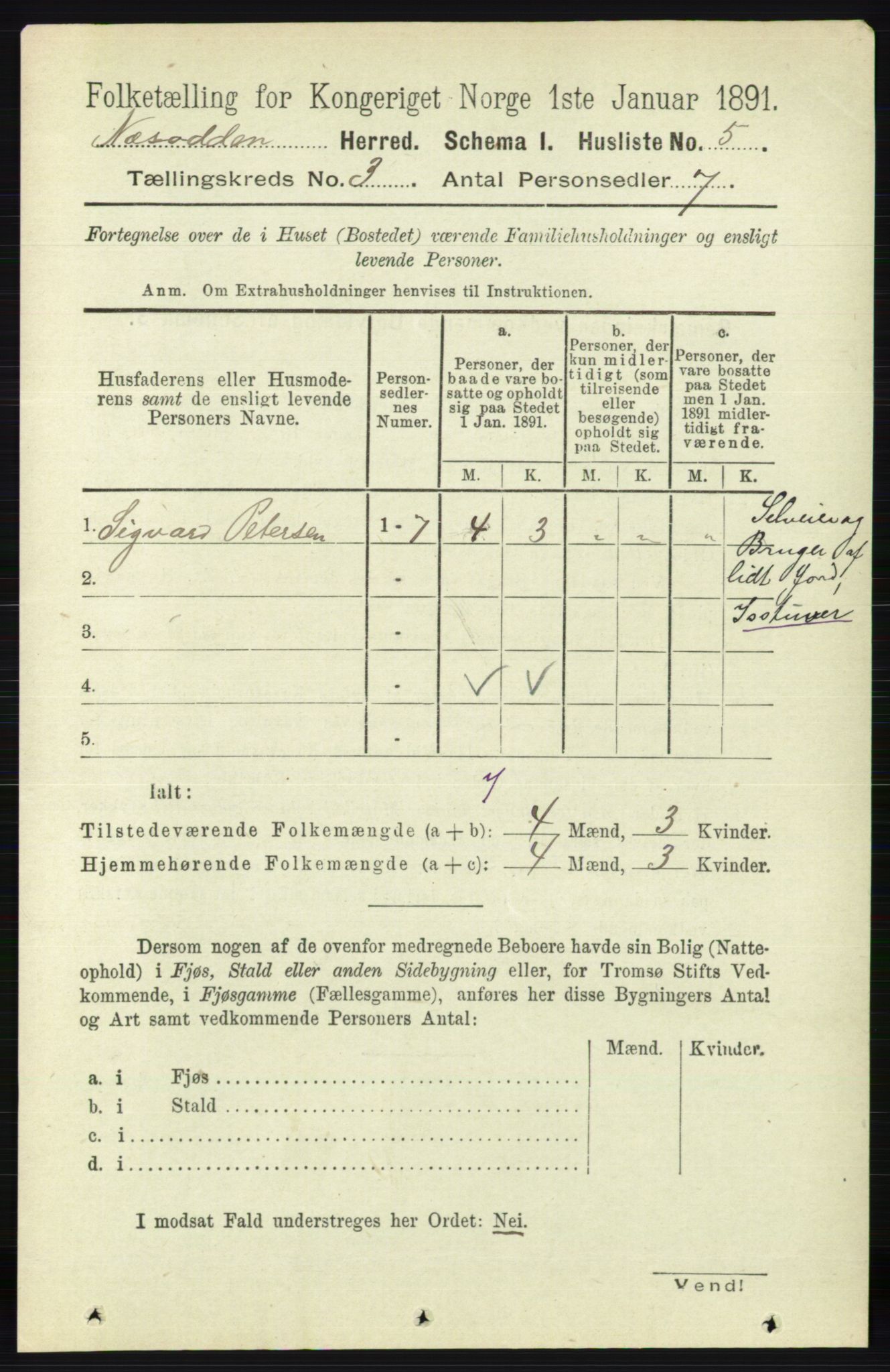 RA, 1891 census for 0216 Nesodden, 1891, p. 970