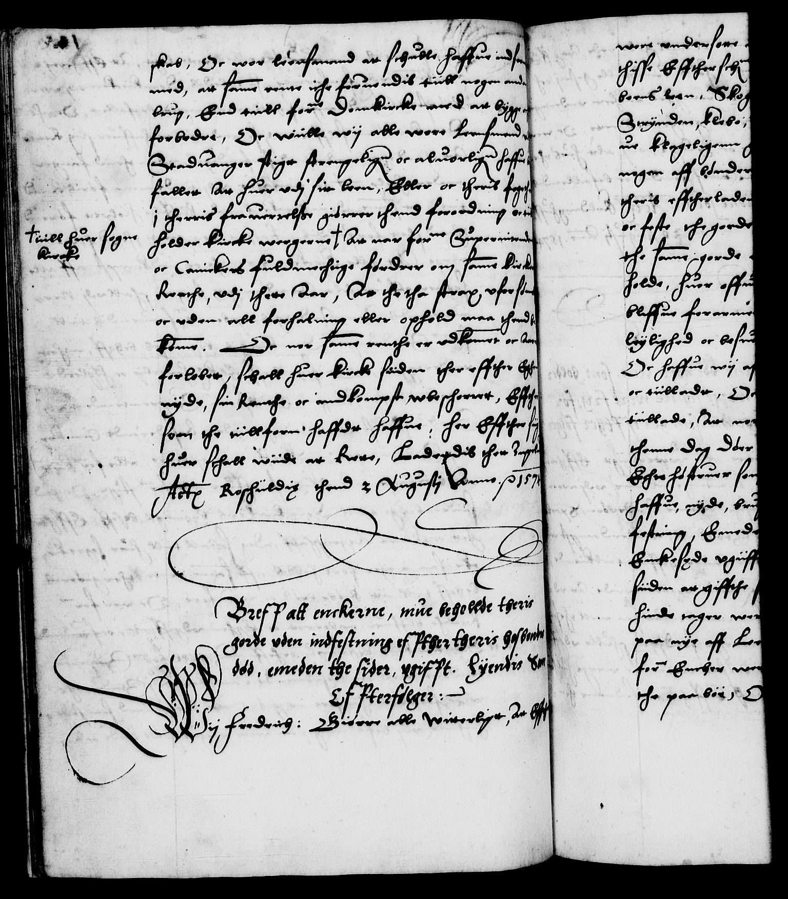 Danske Kanselli 1572-1799, AV/RA-EA-3023/F/Fc/Fca/Fcaa/L0001: Norske registre (mikrofilm), 1572-1588, p. 102b