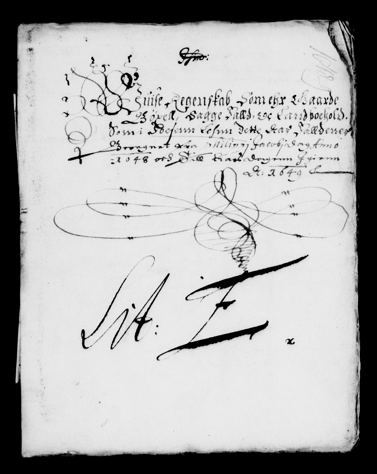 Rentekammeret inntil 1814, Reviderte regnskaper, Lensregnskaper, AV/RA-EA-5023/R/Rb/Rbw/L0092: Trondheim len, 1647-1649